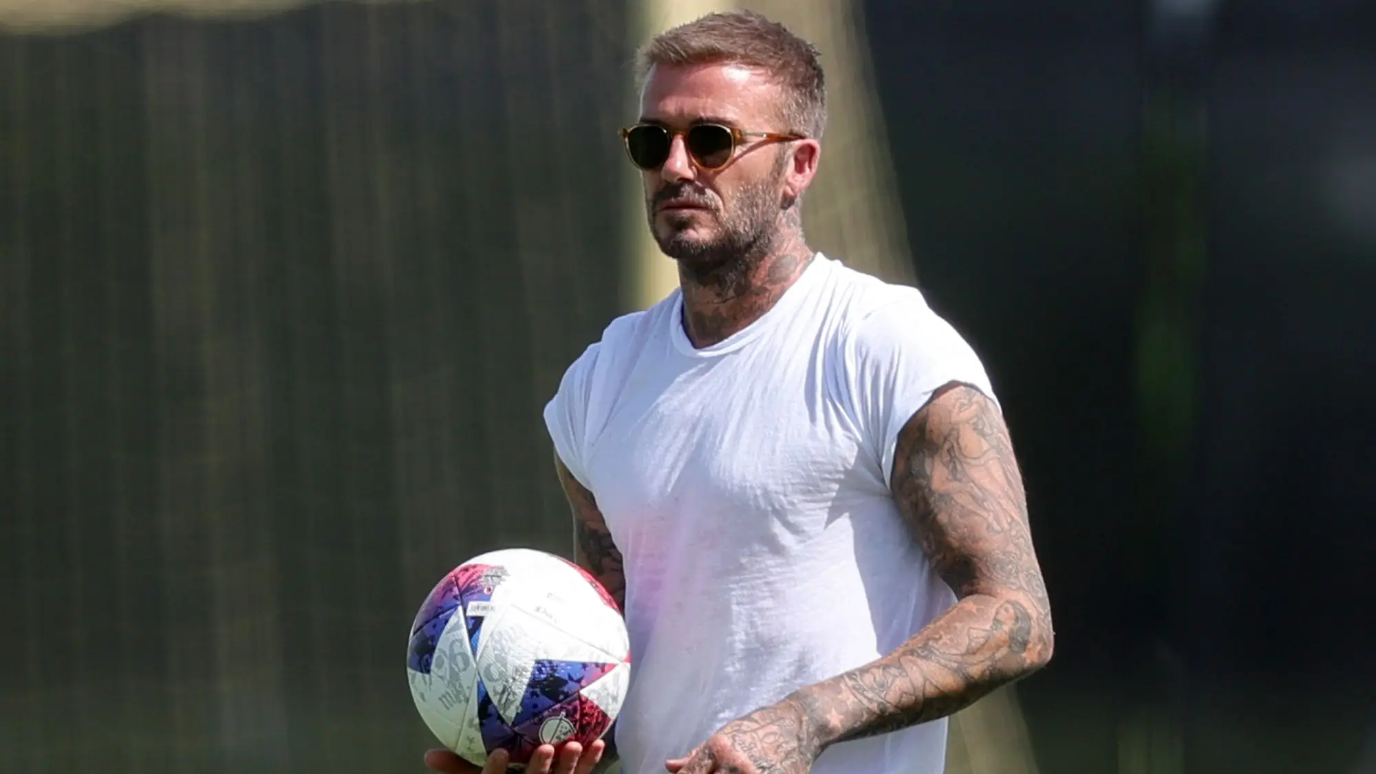 VIDEO: Class is permanent! David Beckham scores goal from impossible angle with trademark cross on Inter Miami training ground