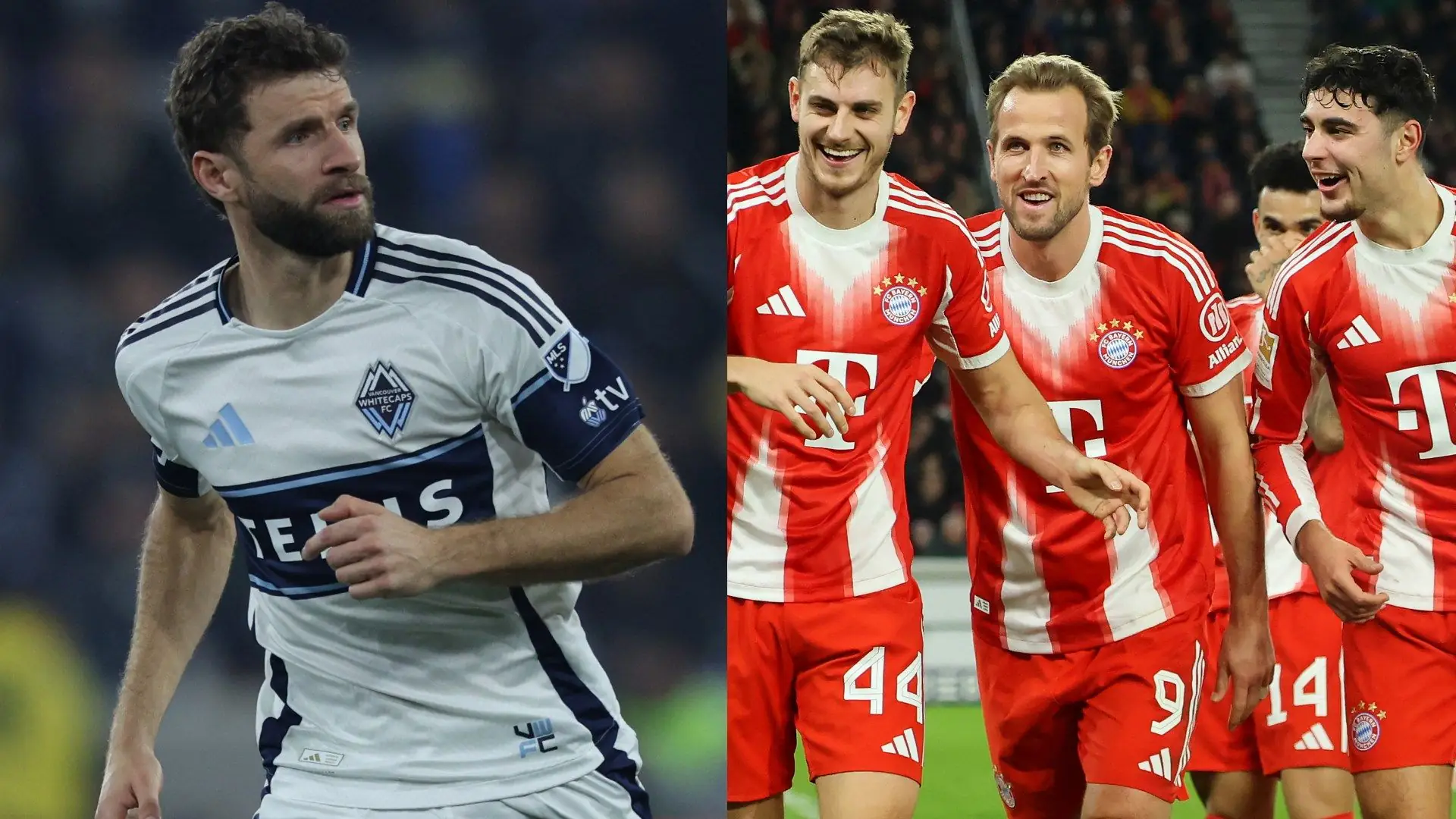 Harry Kane and Bayern stars send message to Thomas Muller ahead of MLS Cup Final against Lionel Messi and Inter Miami