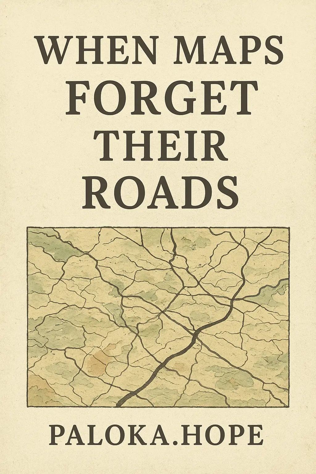 WHEN MAPS FORGET THEIR ROADS