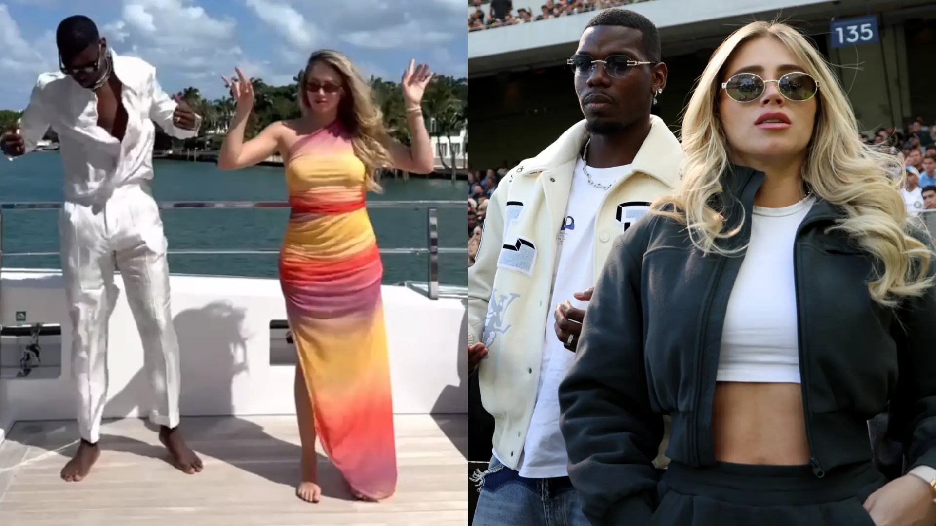 VIDEO: 'Good vibes only' for Paul Pogba! Ex-Juventus & Man Utd star dances on boat with wife Zulay as mystery surrounds next club after doping ban