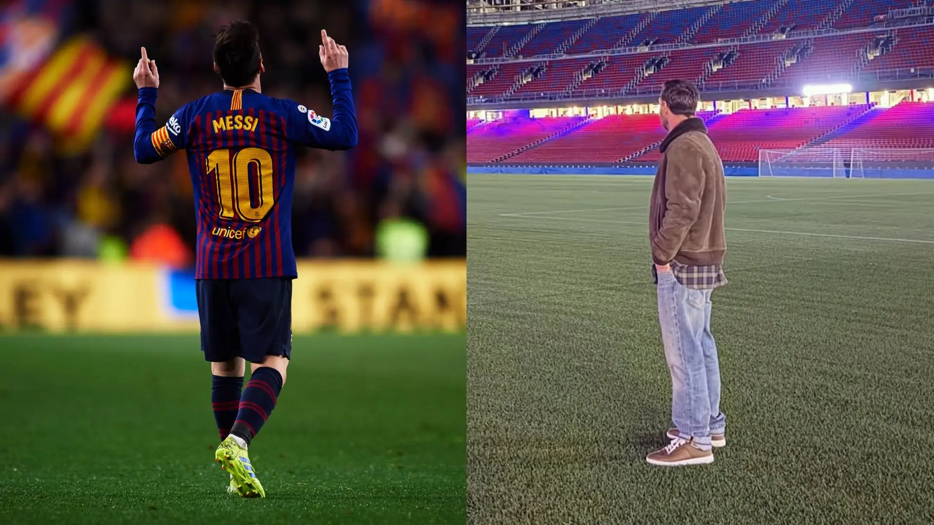 Lionel Messi sends hugely emotional message to Barcelona fans after making secret return to Camp Nou and hints at long-awaited reunion
