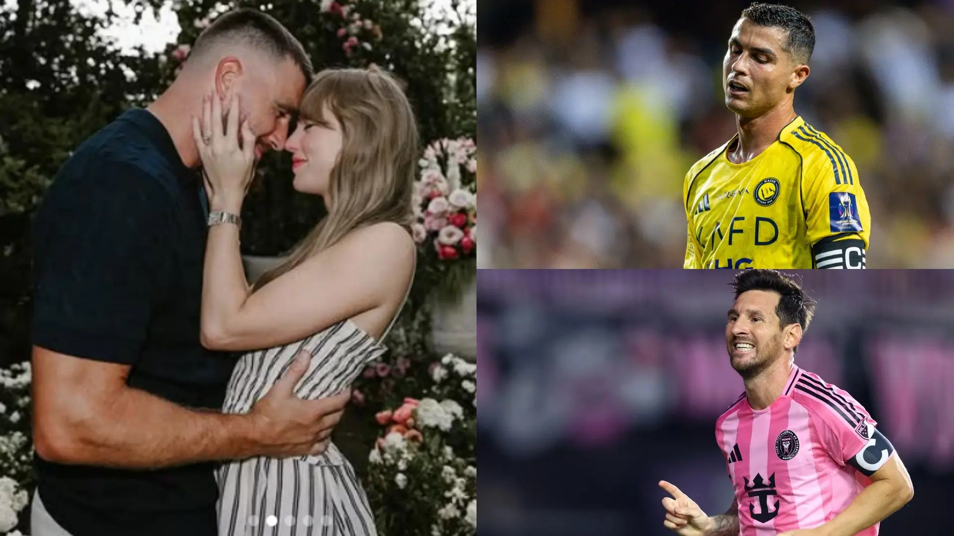 Taylor Swift surpasses Cristiano Ronaldo in Instagram history books with engagement post to NFL star Travis Kelce - but falls short of Lionel Messi's all-time record