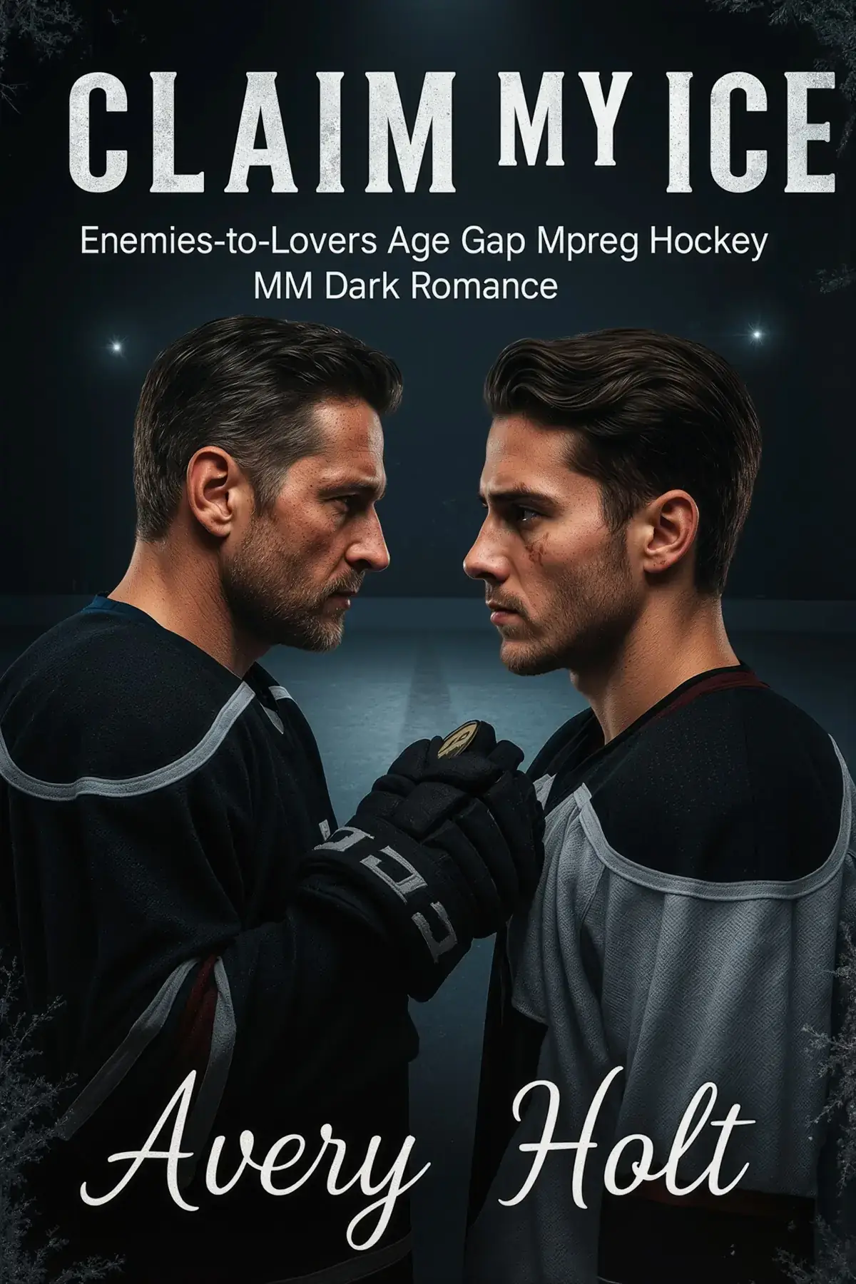 Claim My Ice: Enemies-to-Lovers Age Gap Mpreg Hockey MM Dark Romance
