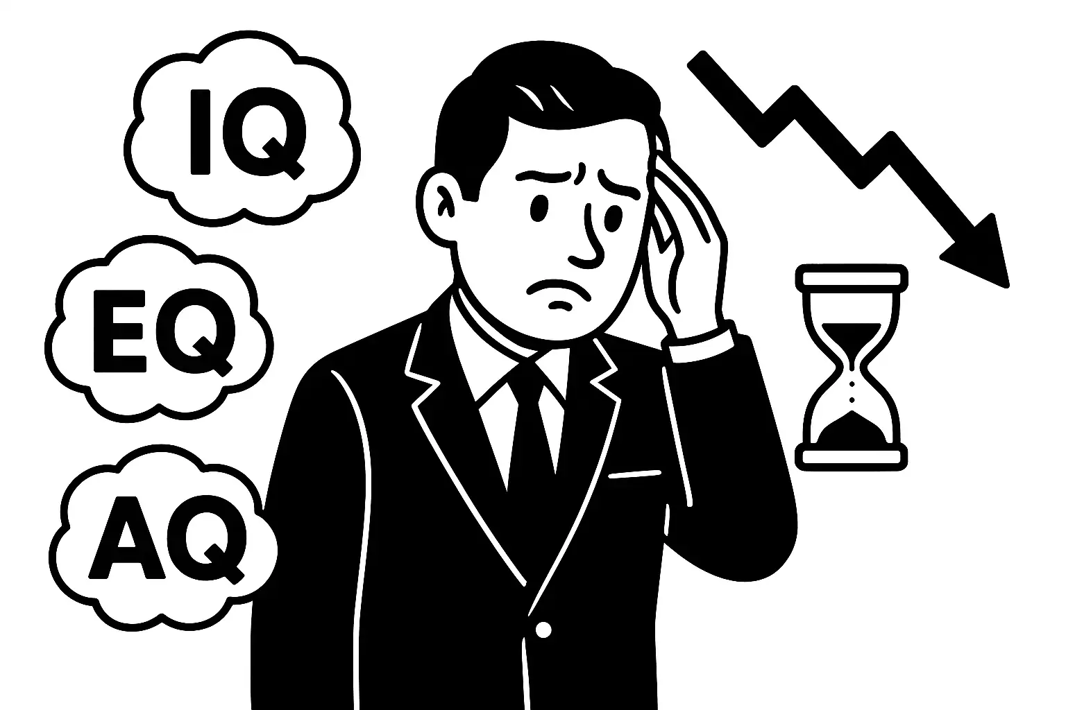 IQ Gets You Hired. EQ Gets You Promoted. AQ Determines If You Survive.