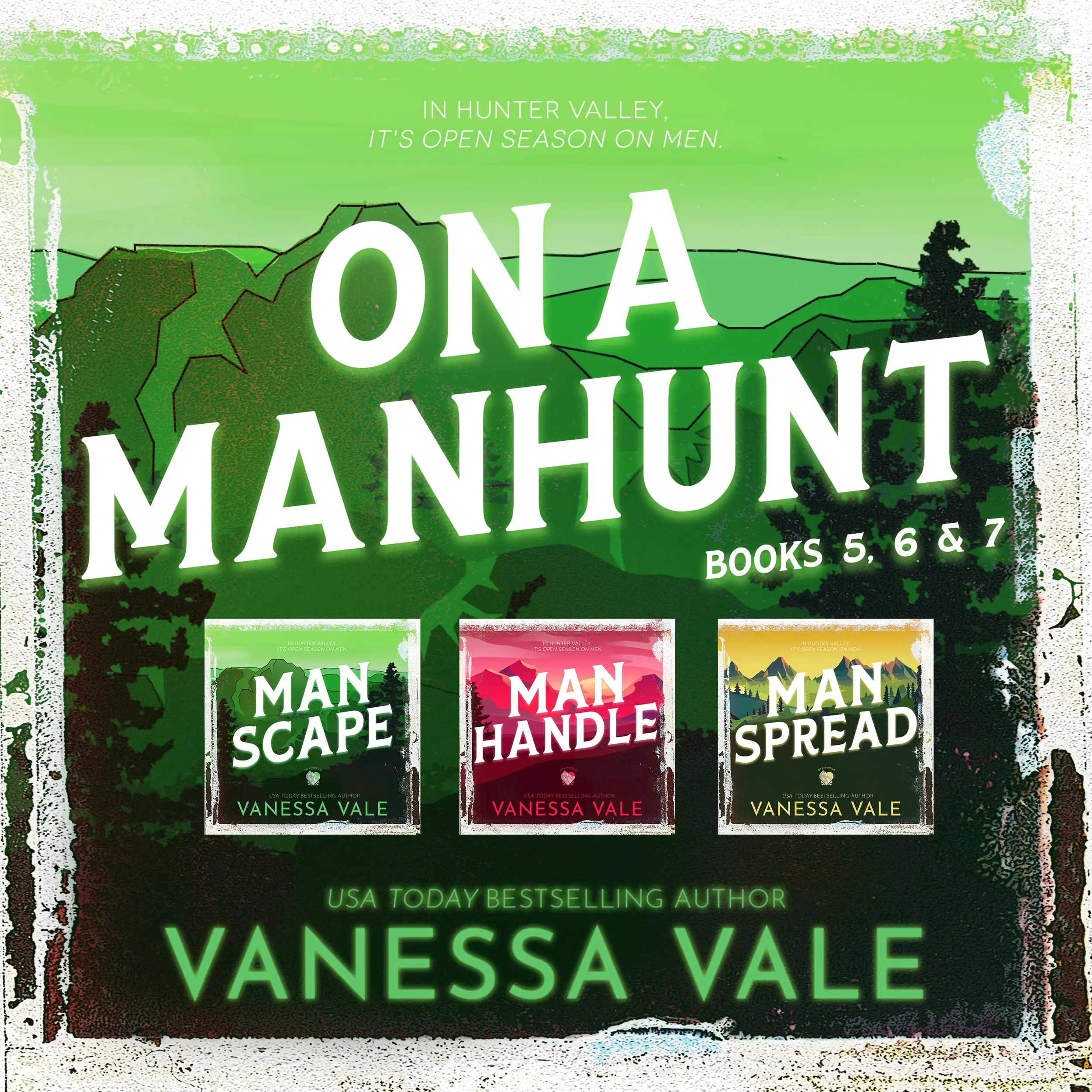 On a Manhunt Series Boxed Set Books 5–7