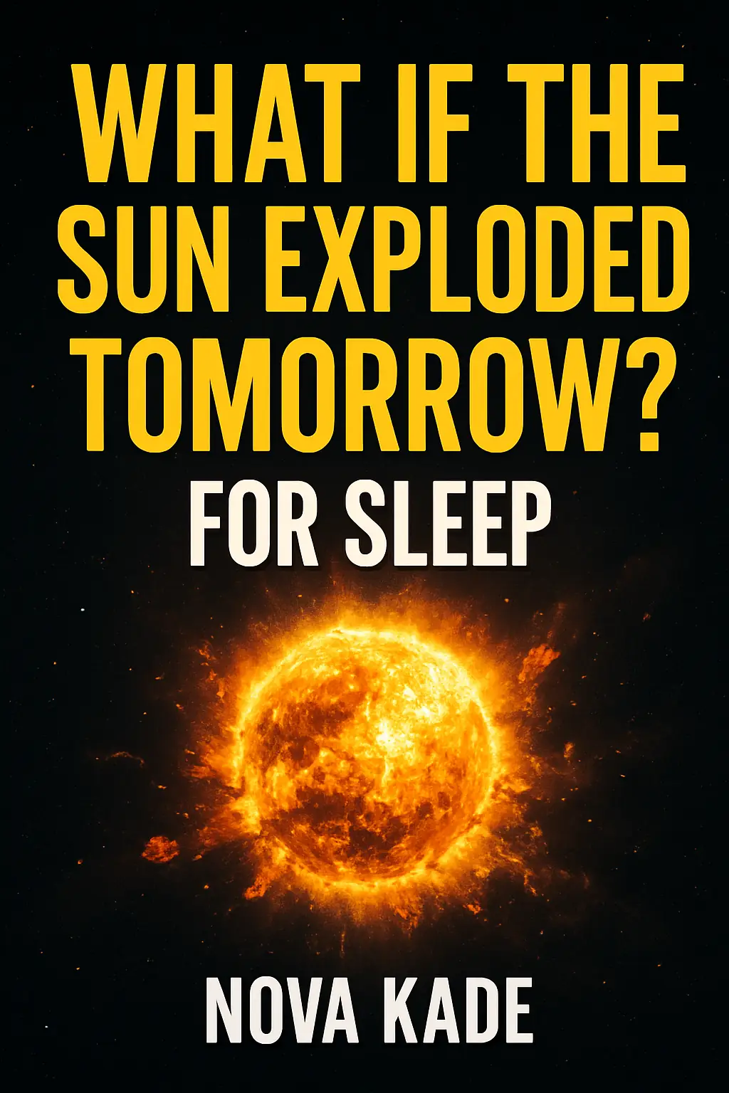 What If The Sun Exploded Tomorrow? For Sleep