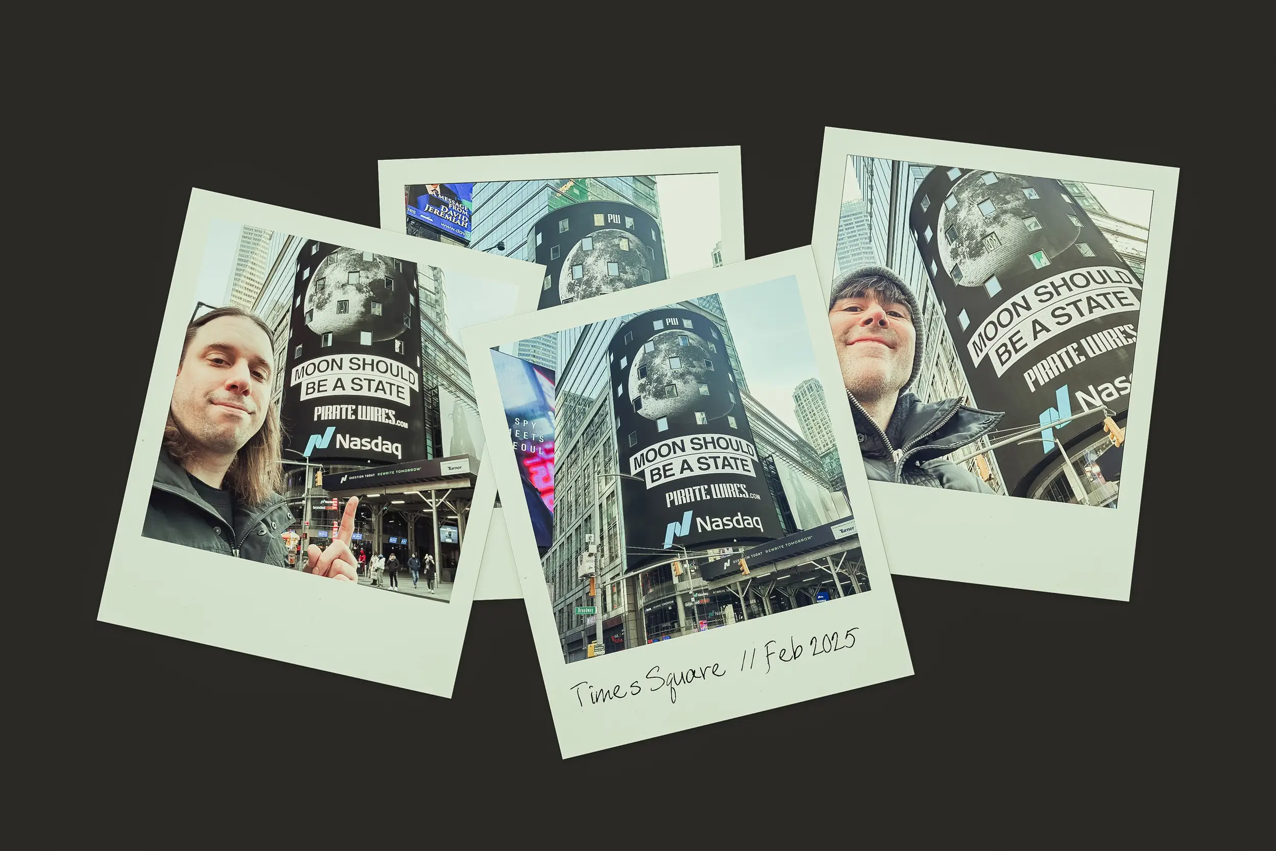 Pirate Wires in Times Square