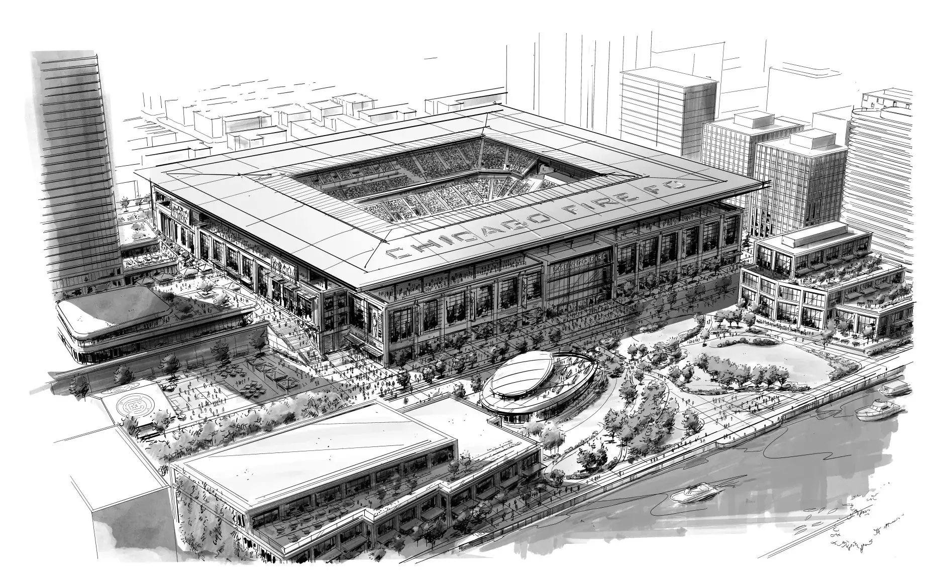 'World-class city, world-class home' - Chicago Fire FC unveil plans for privately funded $650M stadium, with the 22,000-seat venue set to open in spring 2028