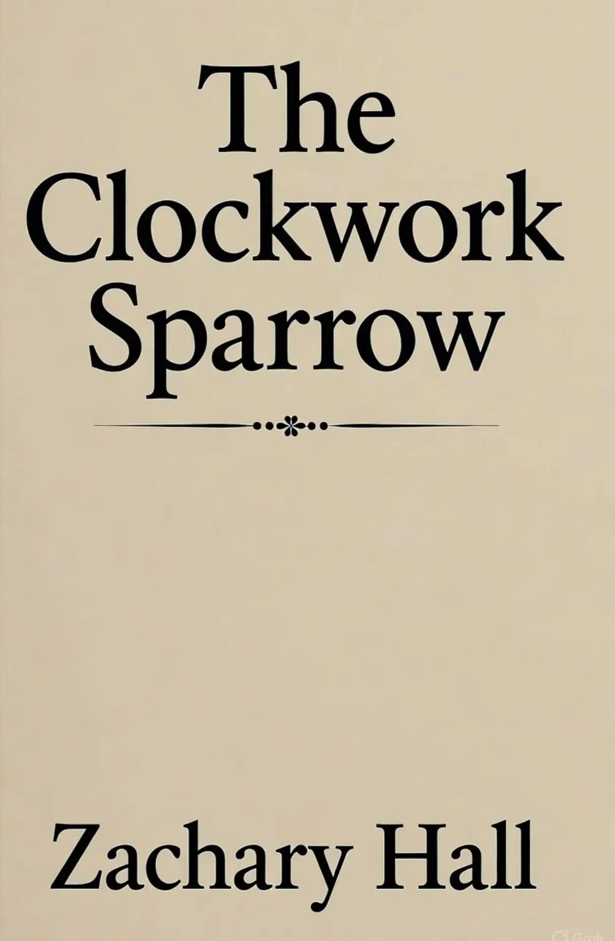 The Clockwork Sparrow 