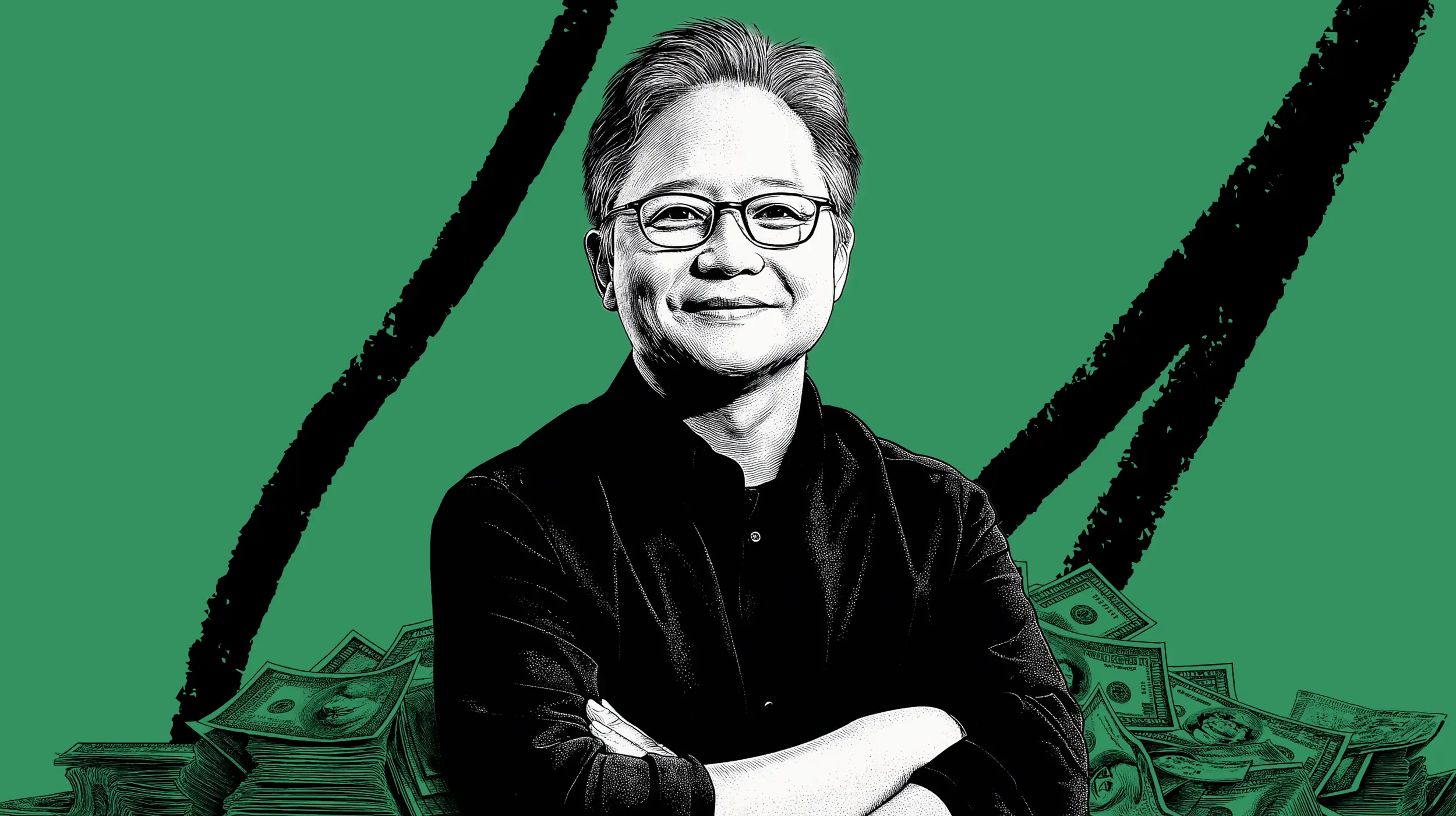 Why Is Jensen Huang $120 Billion Richer Than You?