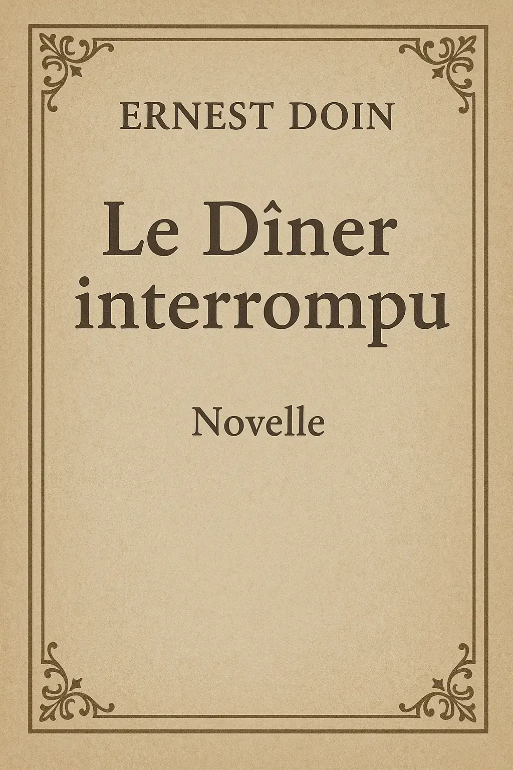 Le dîner interrompu