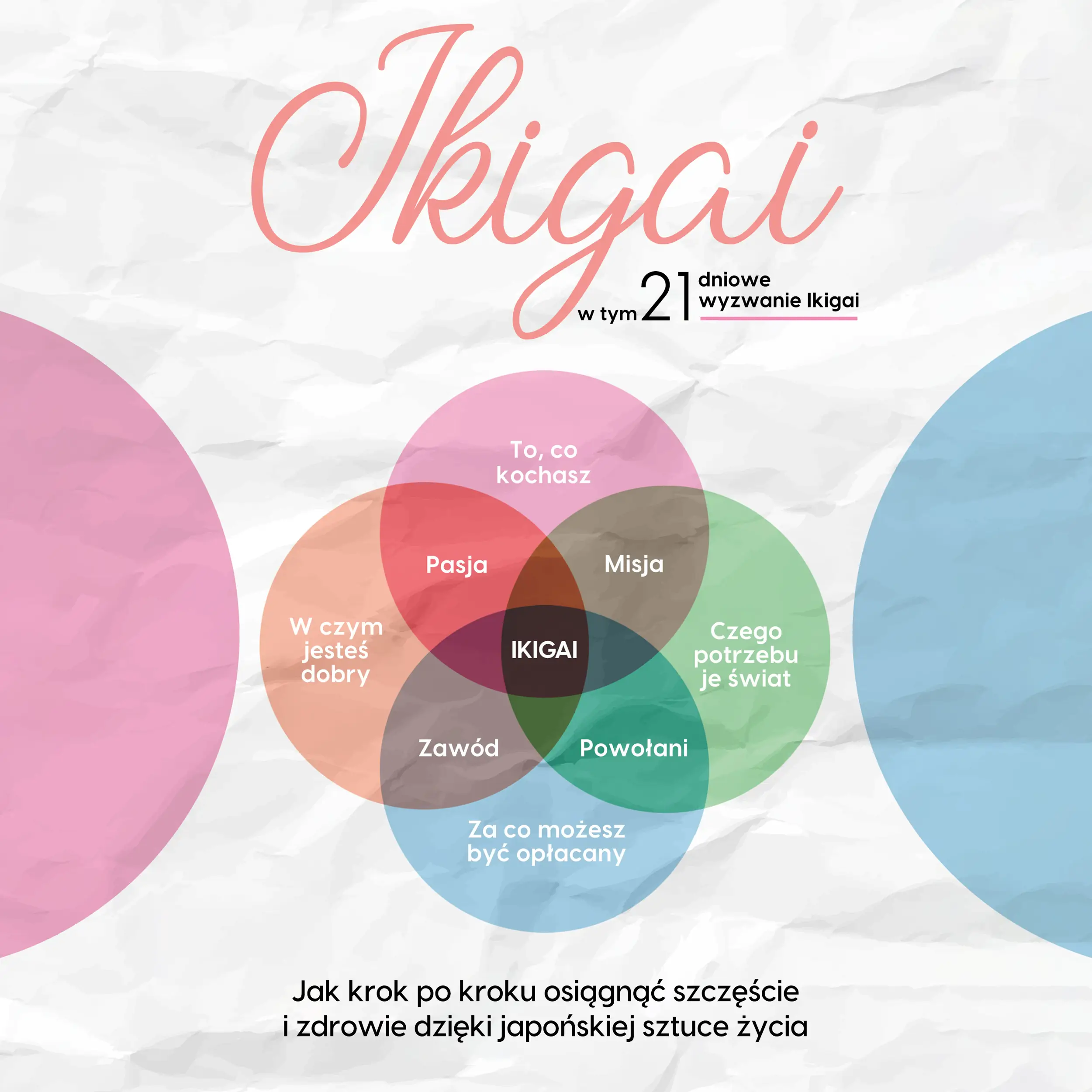 Ikigai: Jak krok po kroku osiągnąć szczęście i zdrowie dzięki japońskiej sztuce życia – w tym 21-dniowe wyzwanie Ikigai