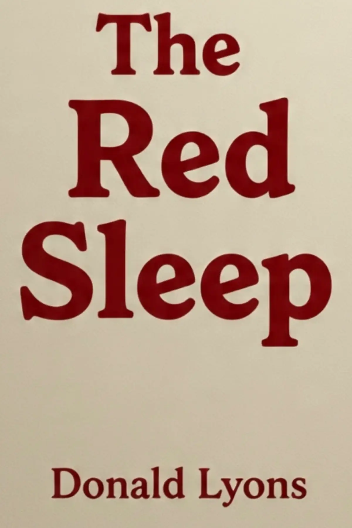 The Red Sleep