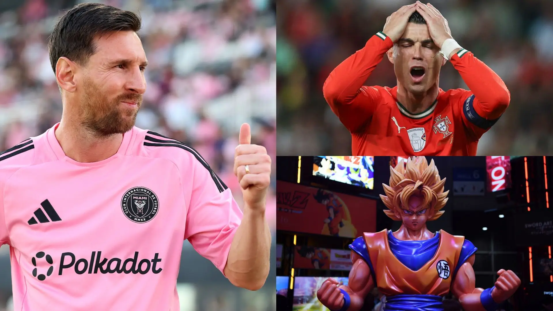 Cristiano Ronaldo branded the Vegeta to Lionel Messi's Goku after showing 'frustration' about GOAT debate as ex-Arsenal star makes Dragon Ball Z analogy