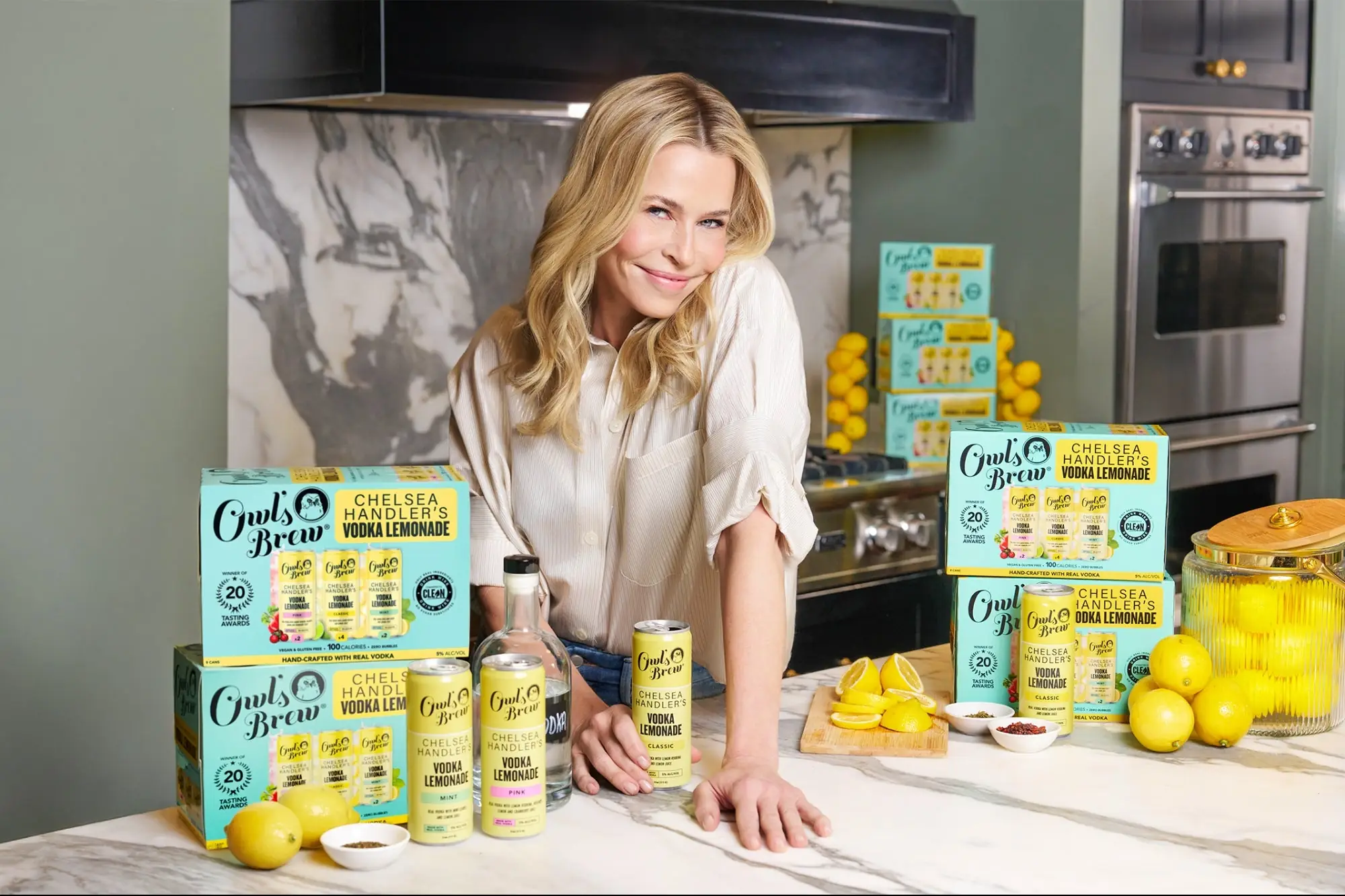 Chelsea Handler Sold Spiked Lemonade at 10 — Now She Has Her Own Vodka Cocktail