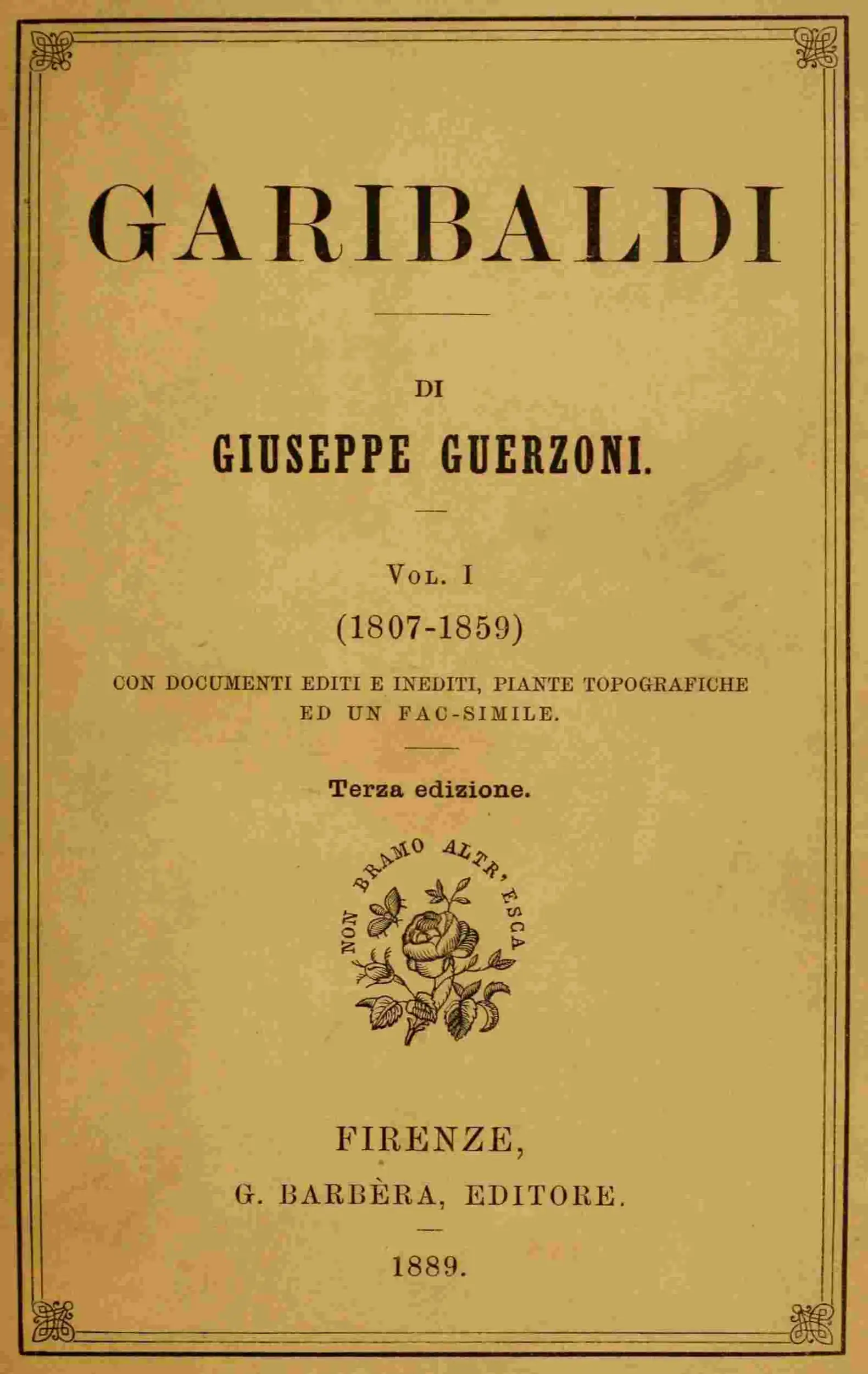 Garibaldi, Vol. 1 (of 2)
