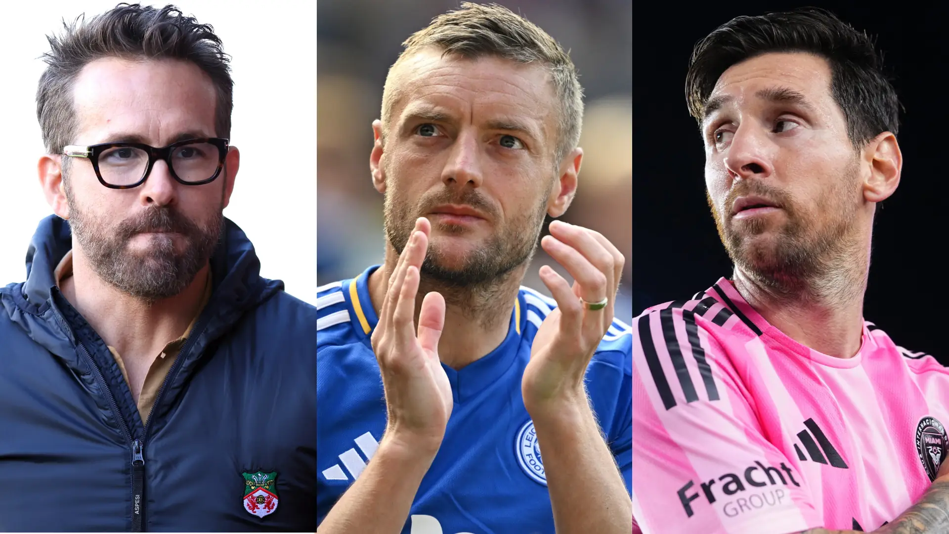 Snub Ryan Reynolds & join Lionel Messi in MLS! Jamie Vardy warned off Wrexham transfer in free agency advice from fellow Leicester legend