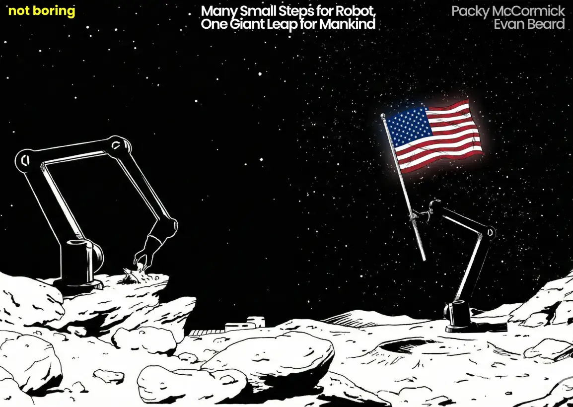 Many Small Steps for Robots, One Giant Leap for Mankind