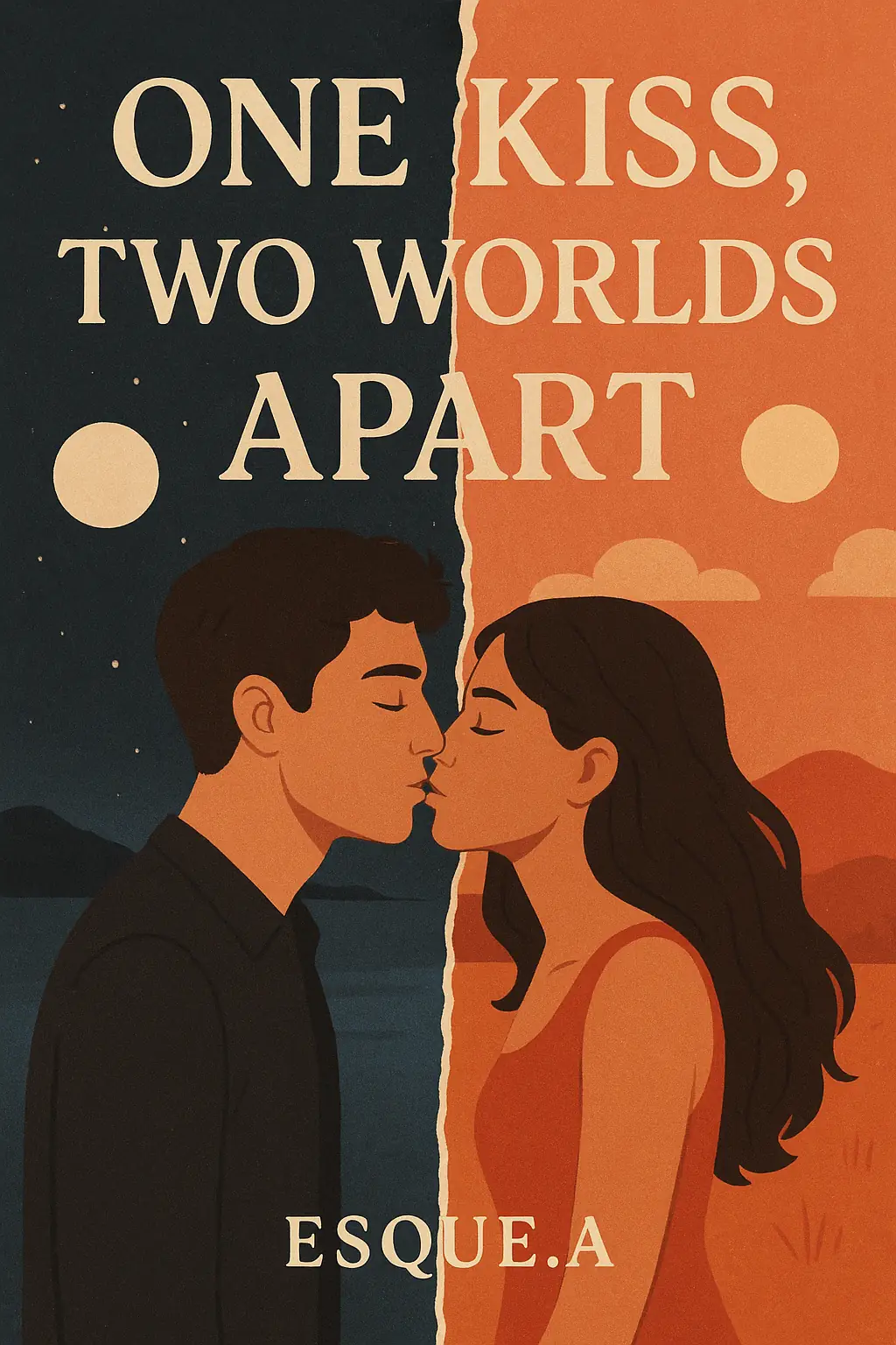 One Kiss, Two Worlds Apart