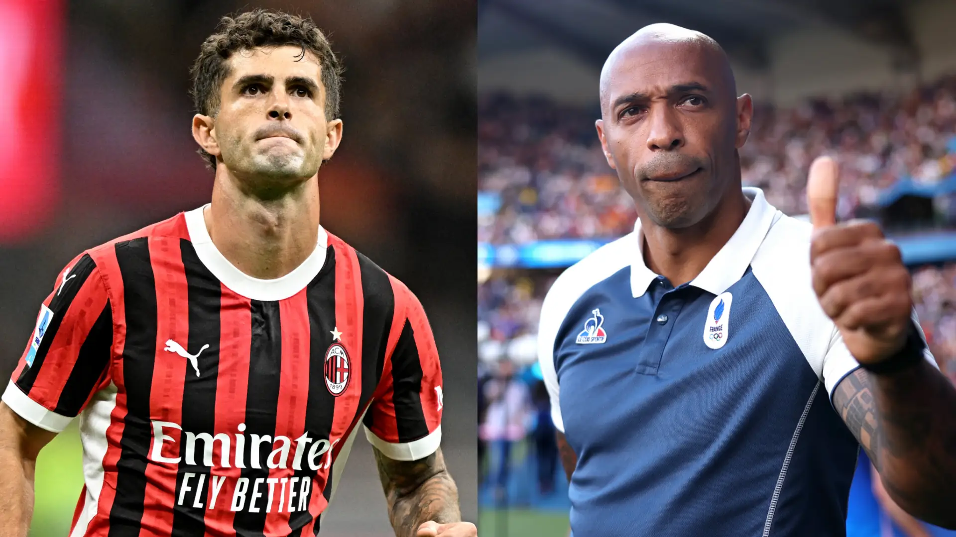 Christian Pulisic told to 'play with your chest out' as Thierry Henry congratulates USMNT star for his electrifying form at AC Milan