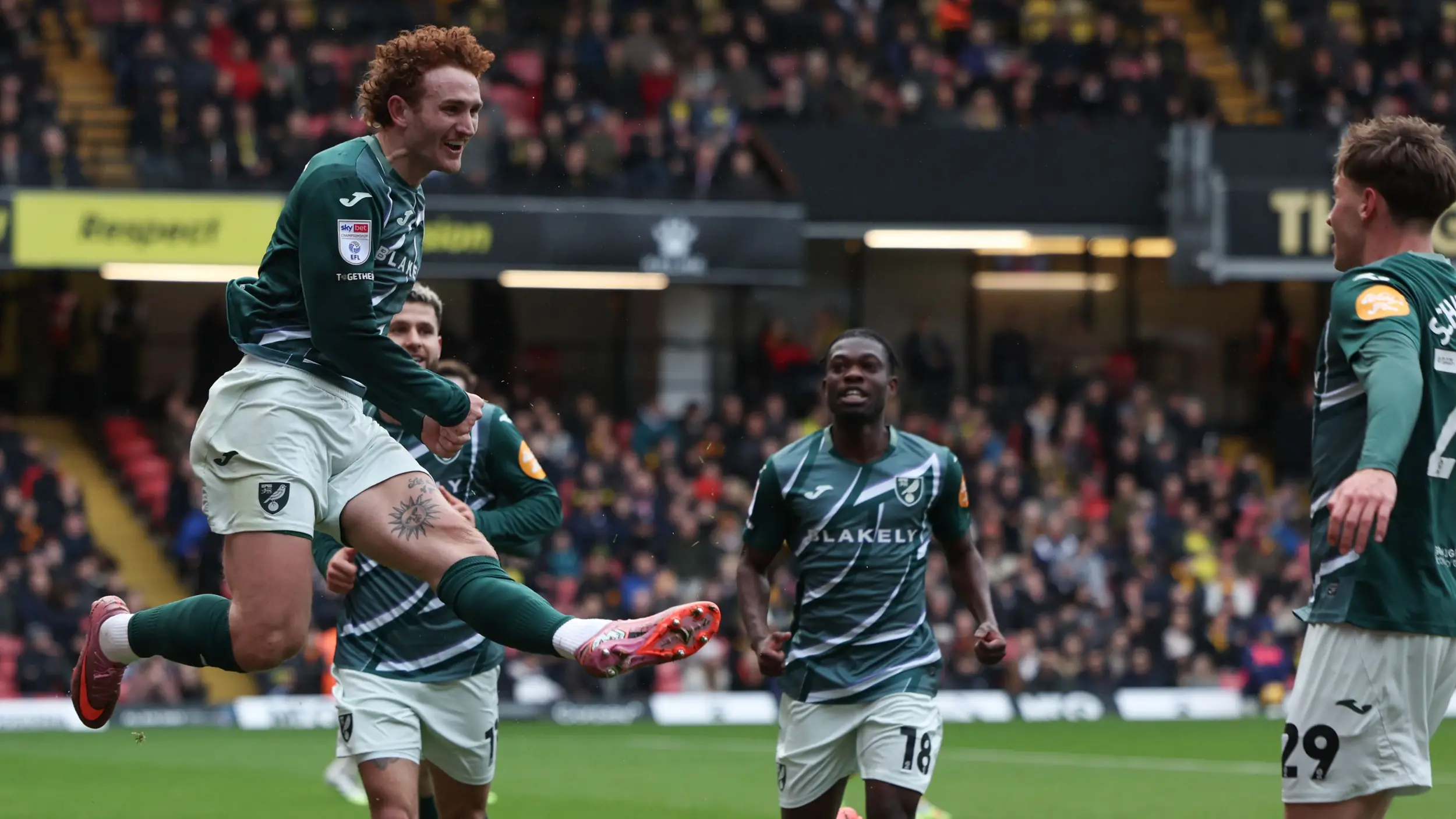 WATCH: USMNT's Josh Sargent ends Championship goal drought with header in Norwich City defeat to Watford