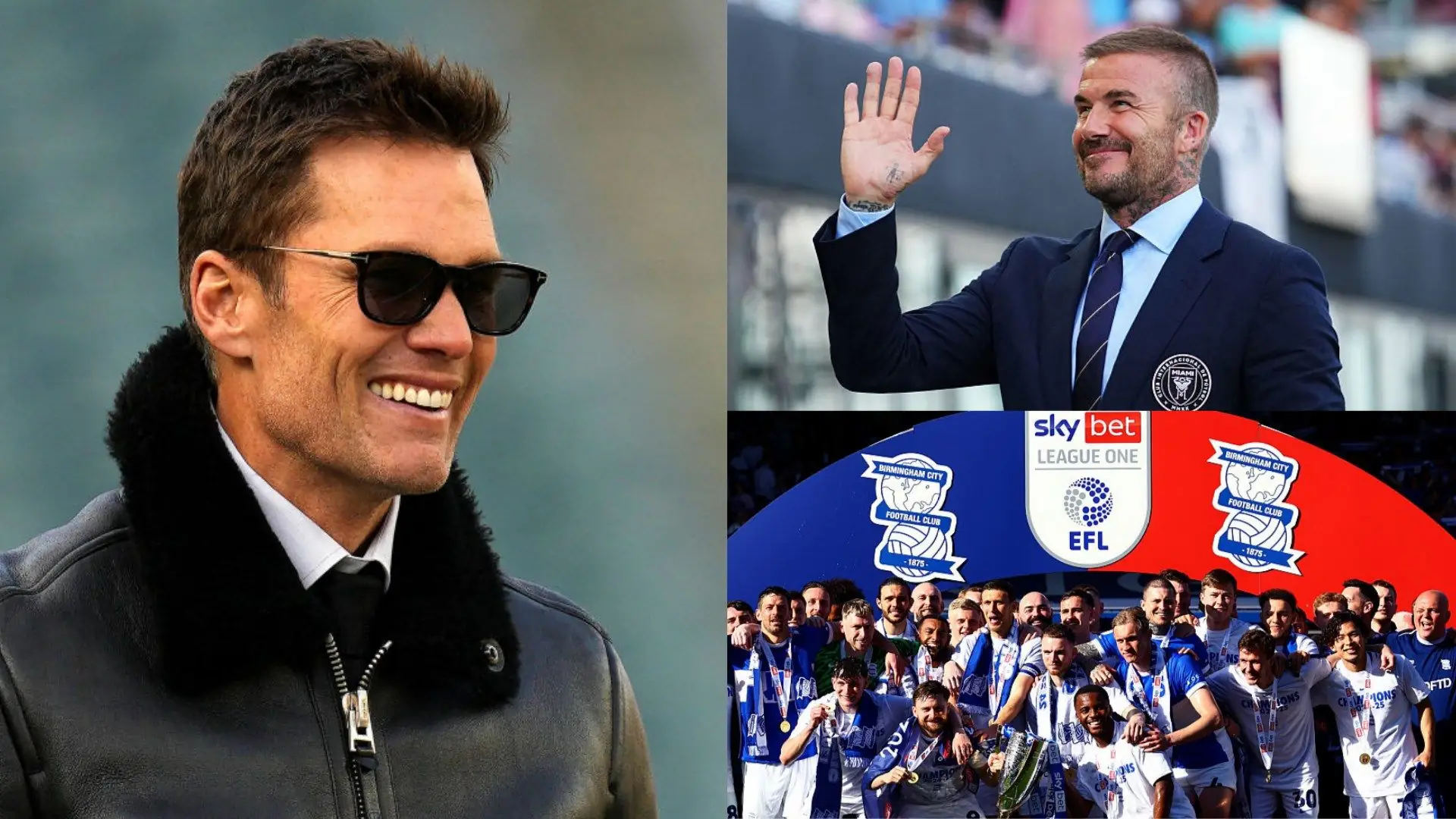 'David has been a good friend of mine for a long time' - Tom Brady reveals Inter Miami owner Beckham's influence on buying Birmingham as he credits England legend with 'pretty amazing' work