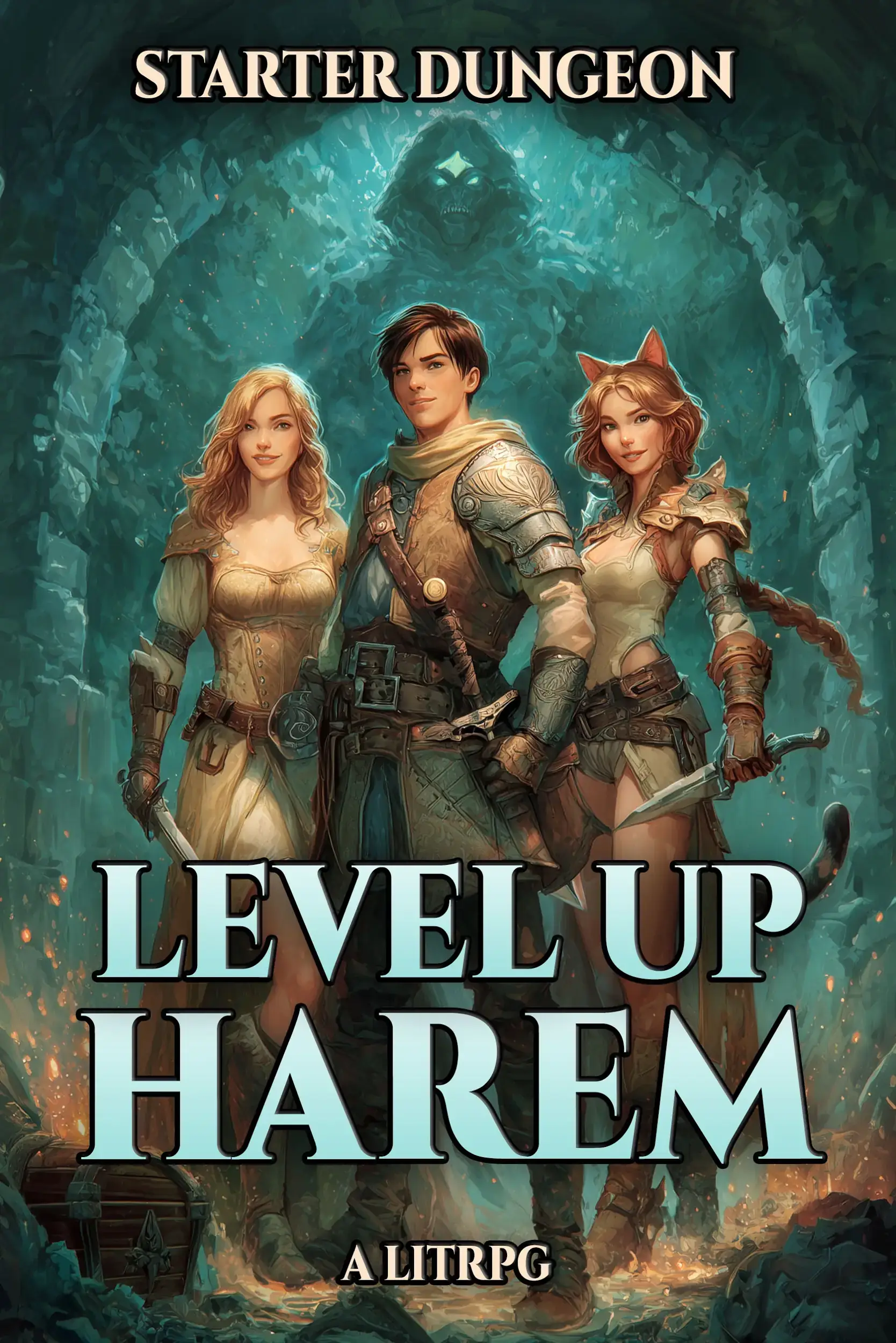 Starter Dungeon: Level Up Harem Book 1