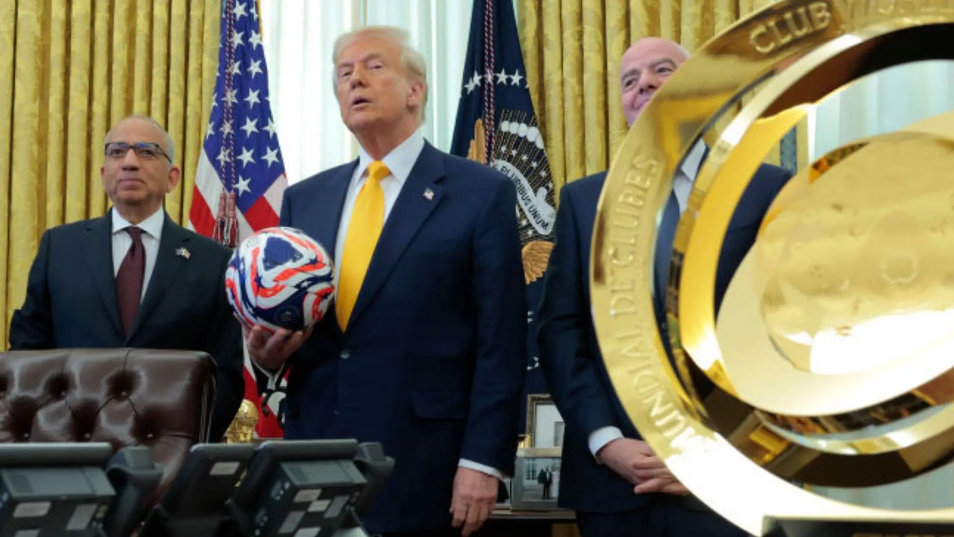 'Tension's a good thing!' - President Donald Trump makes bizarre claim about tariff row with Mexico and Canada ahead of hosting 2026 World Cup alongside neighbours