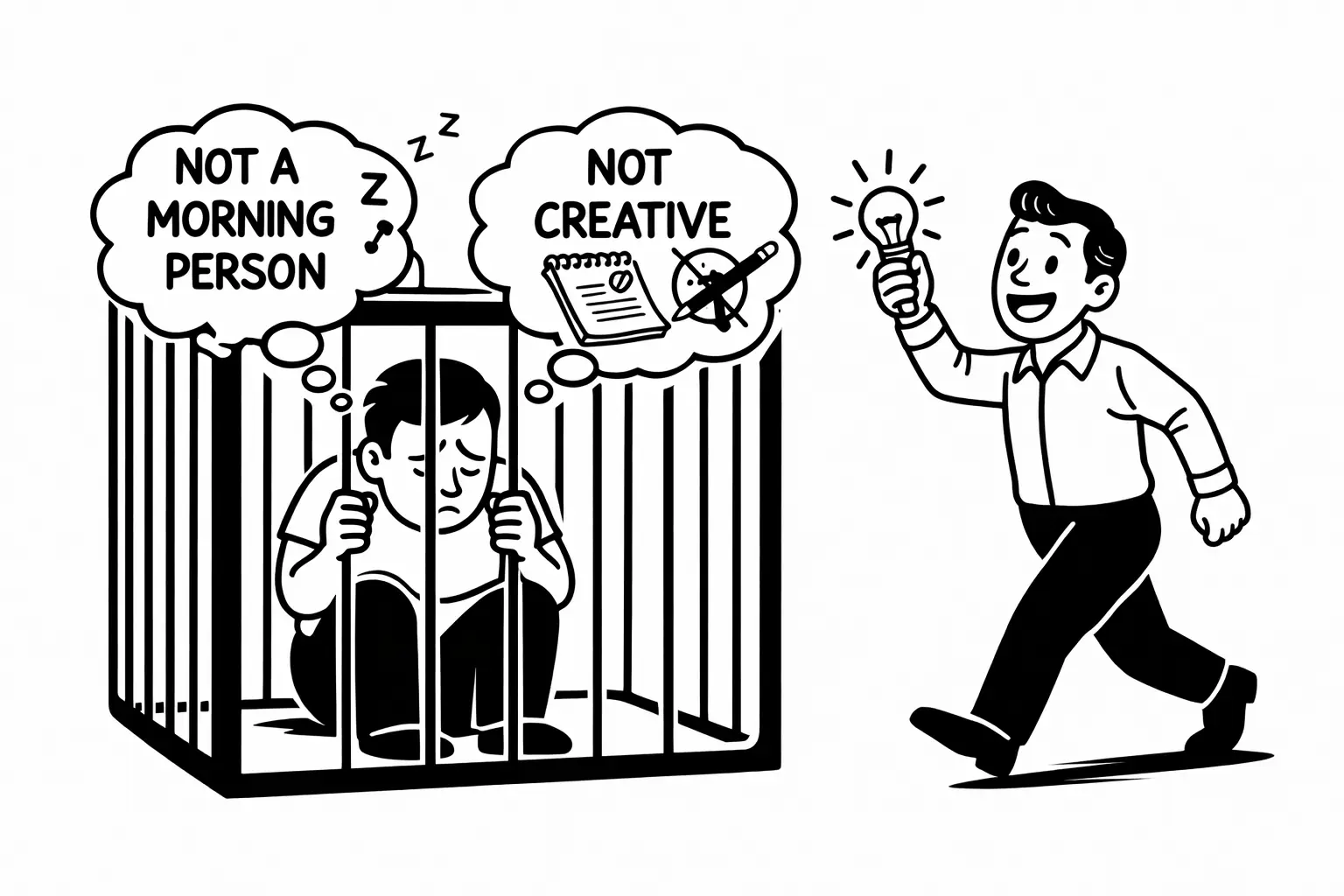 Your identity is a cage you built