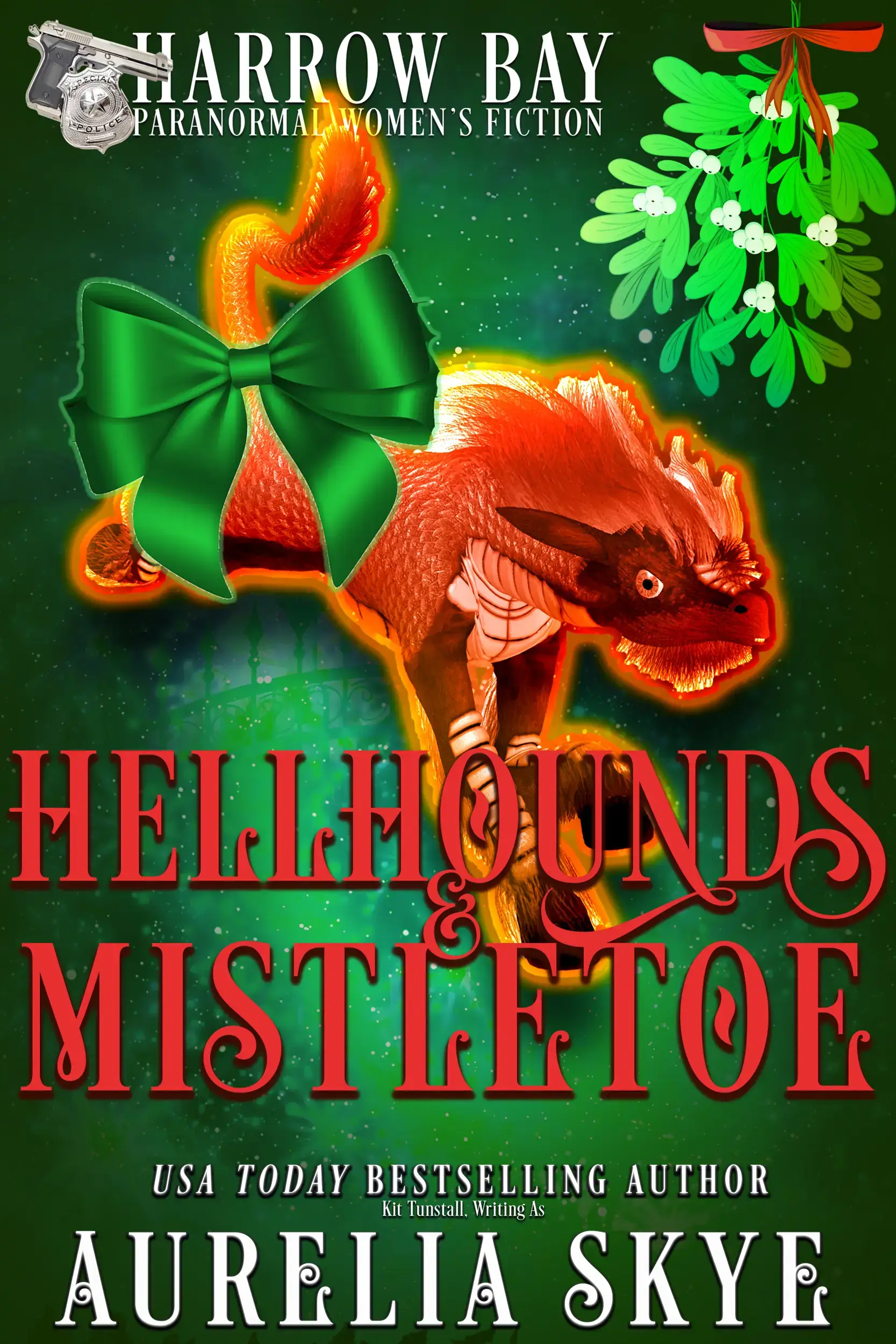 Hellhounds & Mistletoe (Paranormal Women's Fiction/Later In Life Romance)