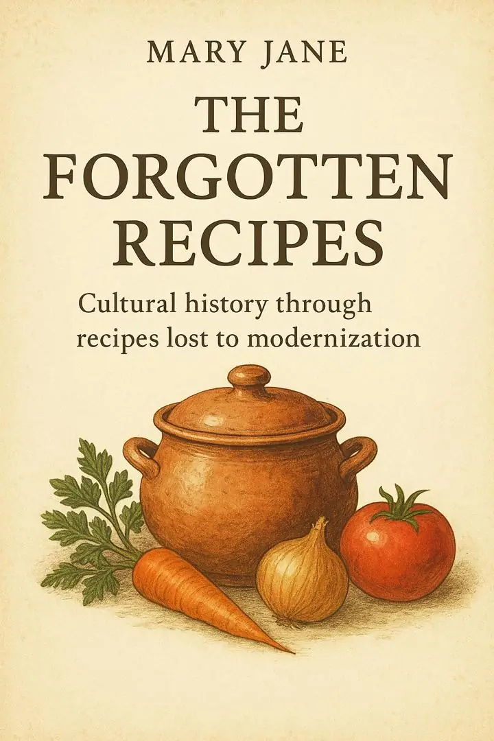 The Forgotten Recipes – Cultural History Through Recipes Lost to Modernization
