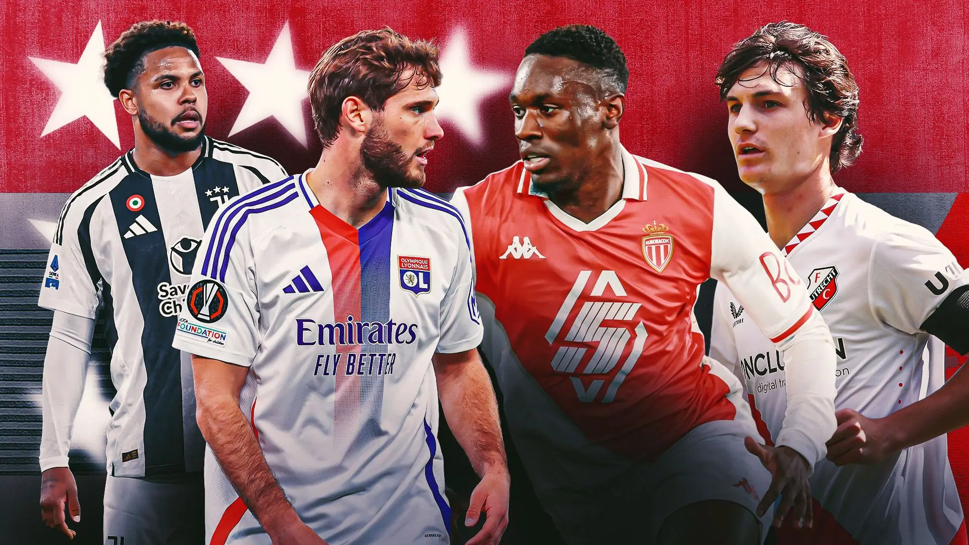 Americans Abroad: Weston McKennie and Juventus seek UCL qualification, Folarin Balogun's Monaco meet Tanner Tessmann's Lyon, Paxten Aaronson's Utrecht in fight