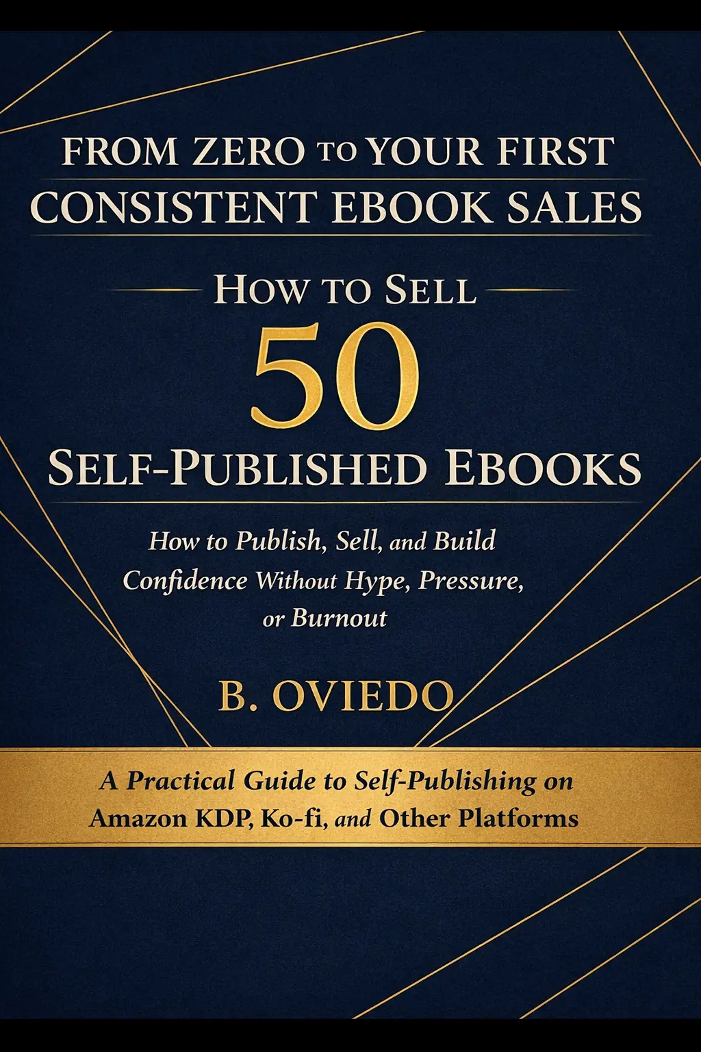 From Zero to Your First Consistent Ebook Sales.