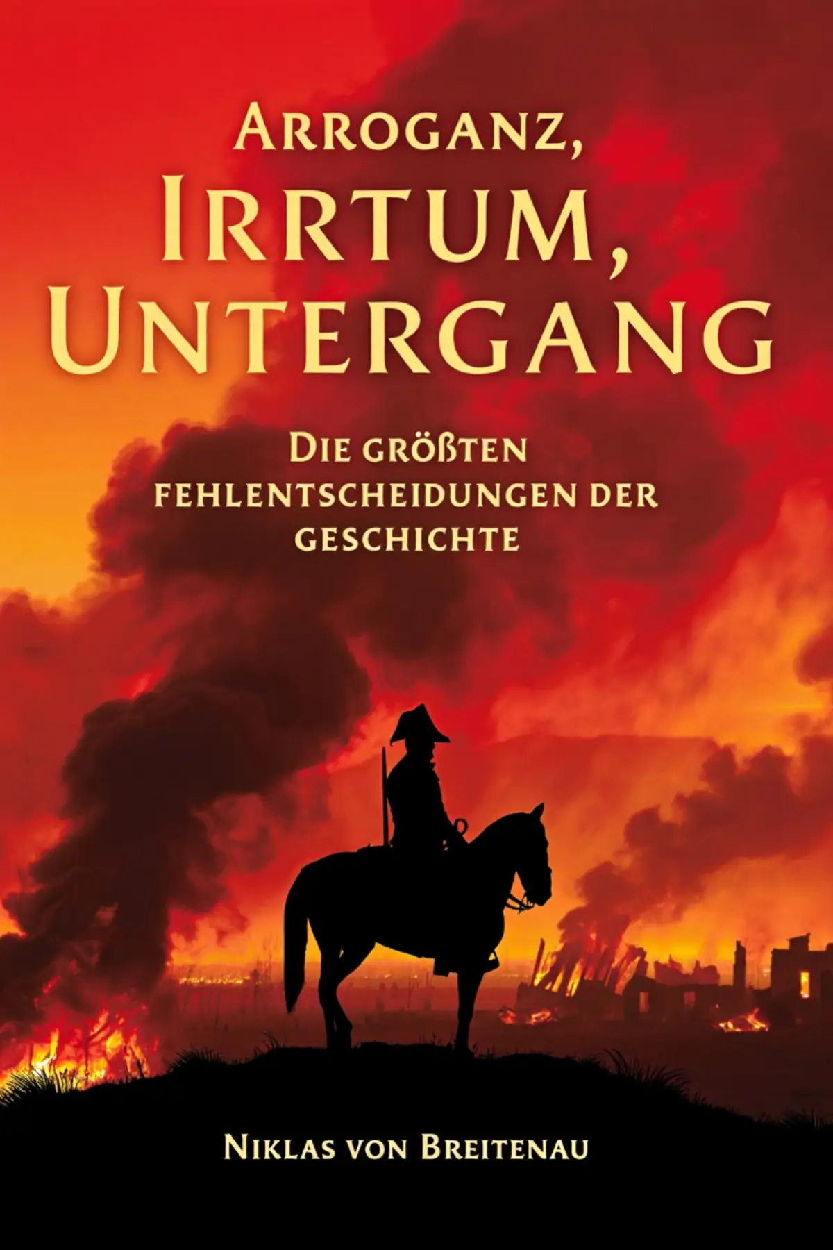 Arroganz, Irrtum, Untergang