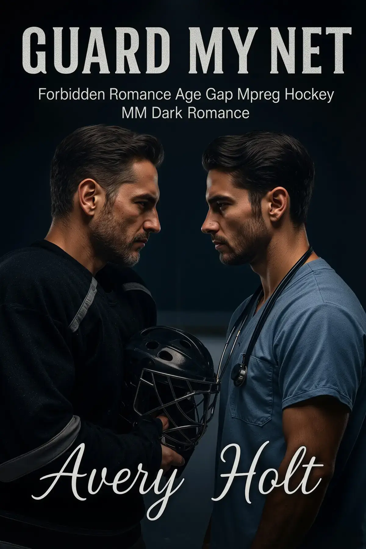Guard My Net: Forbidden Romance Age Gap Mpreg Hockey MM Dark Romance
