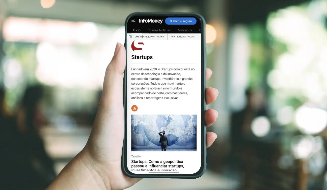 Agora o Startups está no InfoMoney!