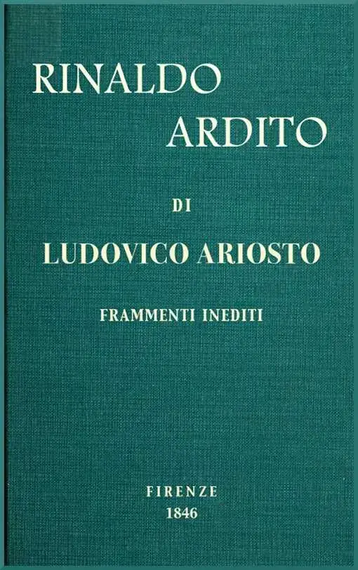 Rinaldo ardito: Frammenti inediti pubblicati sul manoscritto originale