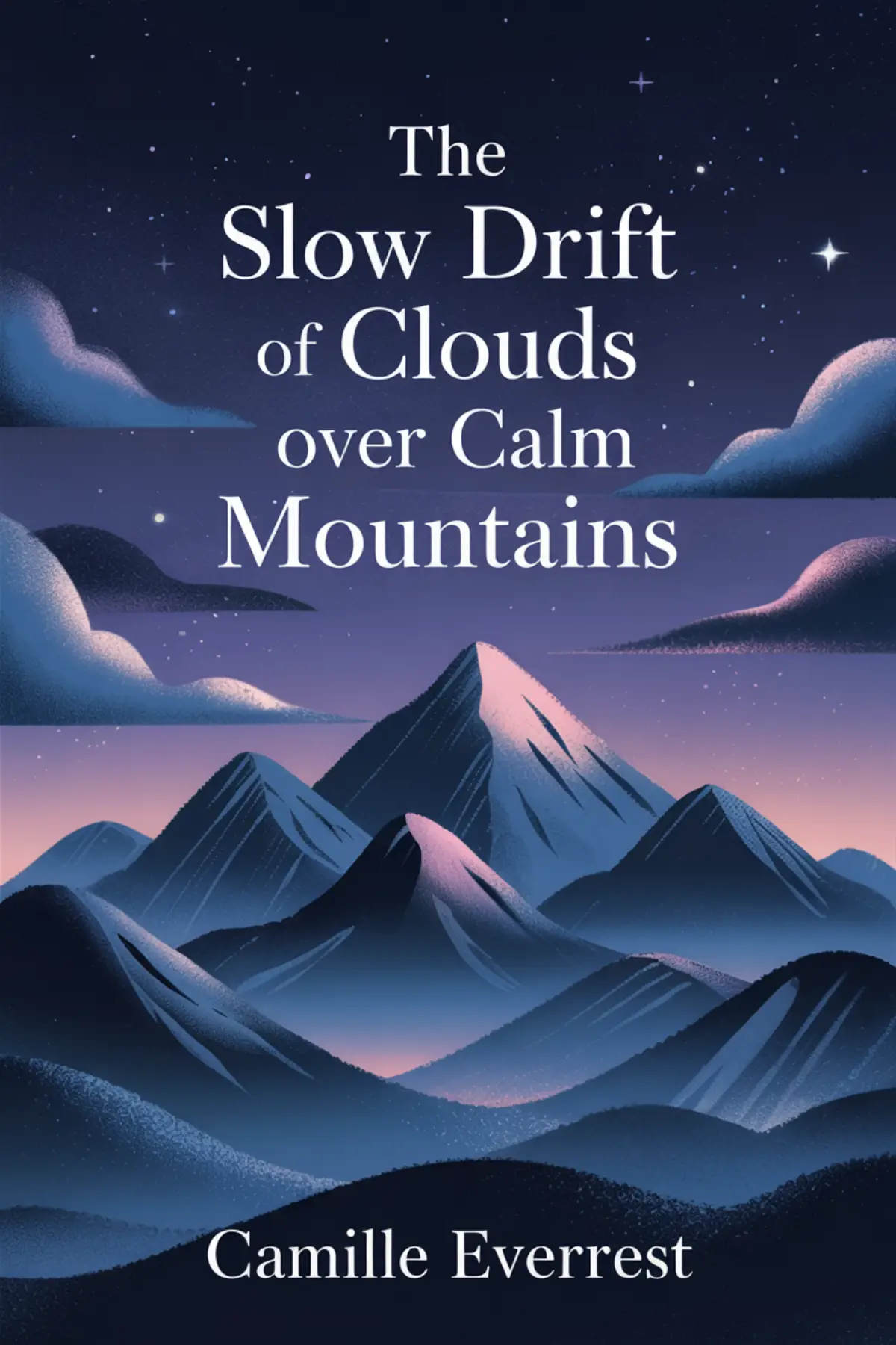 The Slow Drift of Clouds Over Calm Mountains