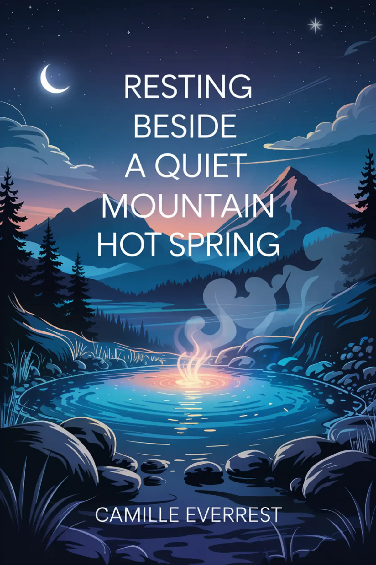 Resting Beside a Quiet Mountain Hot Spring