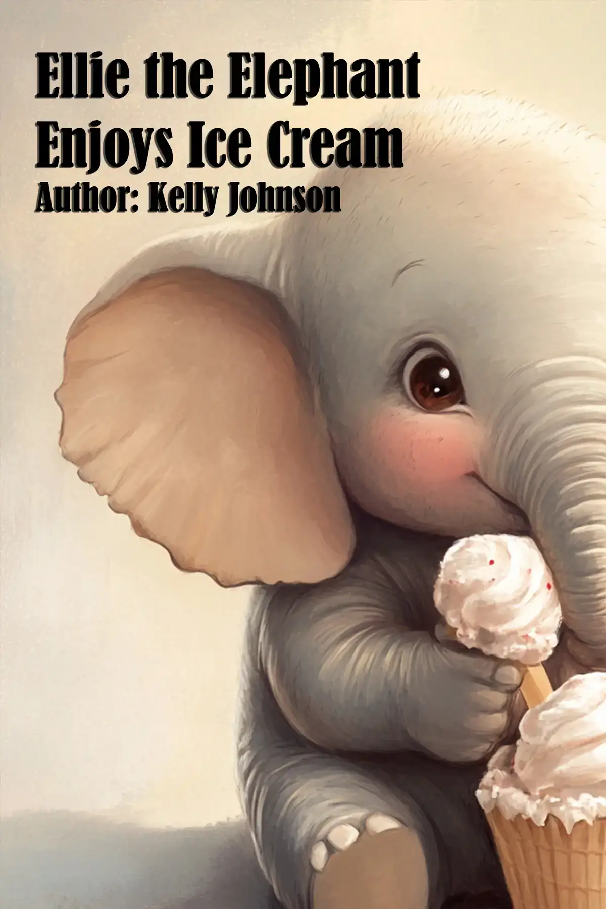 Ellie the Elephant Enjoys Ice Cream