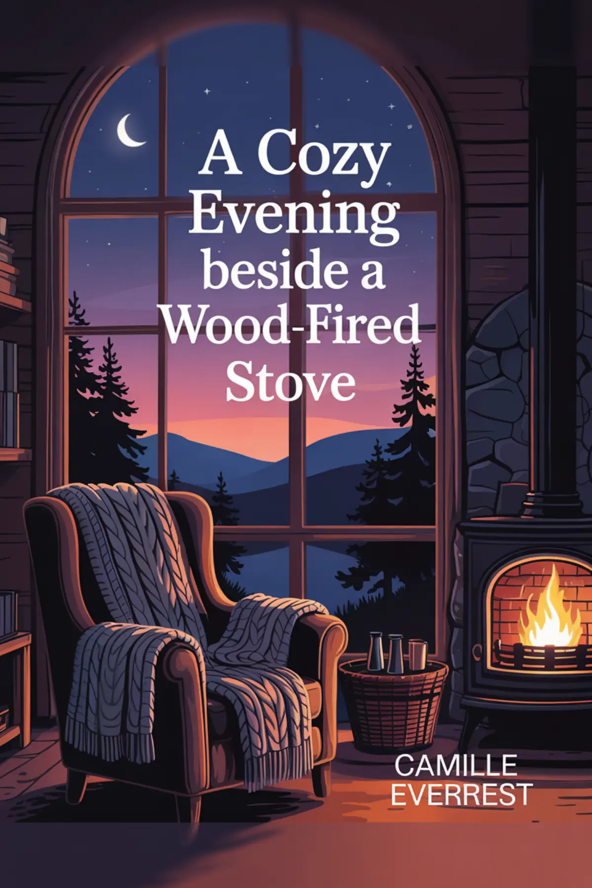 A Cozy Evening Beside a Wood-Fired Stove