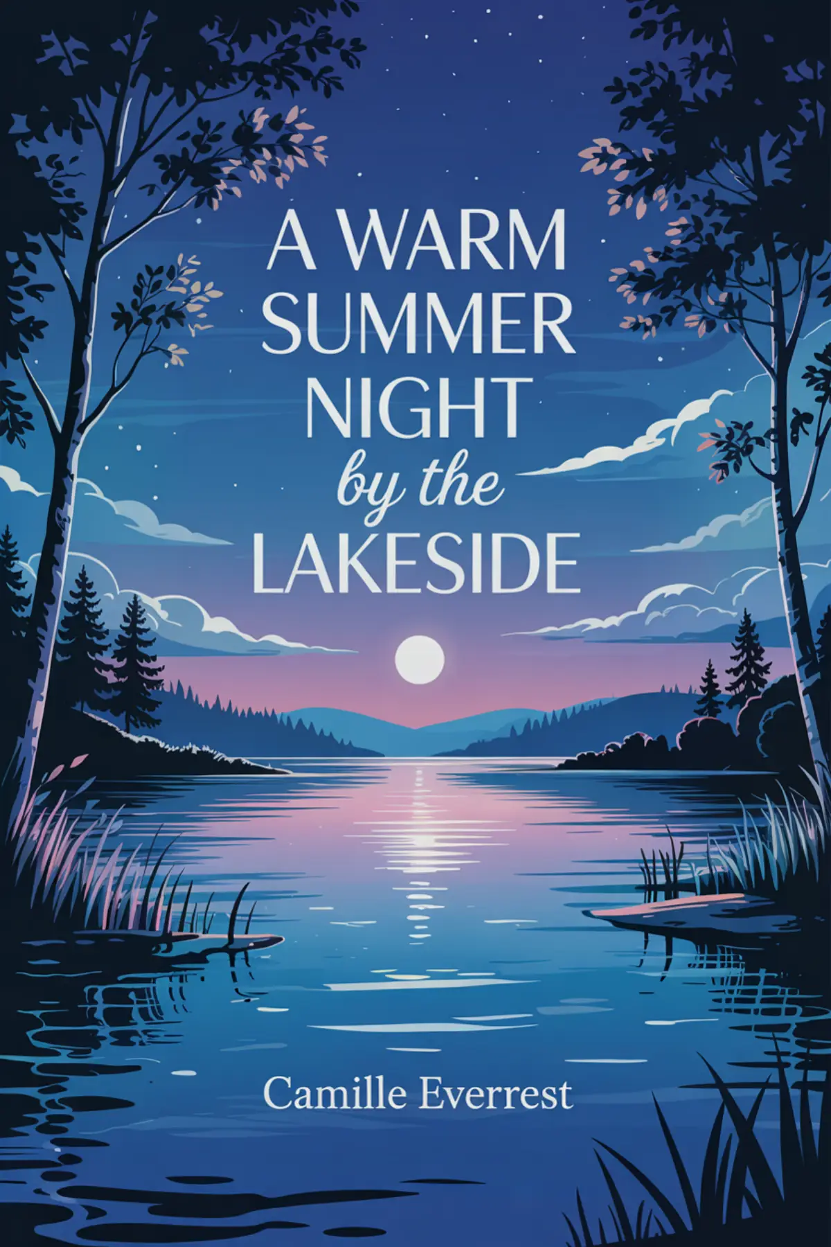 A Warm Summer Night by the Lakeside