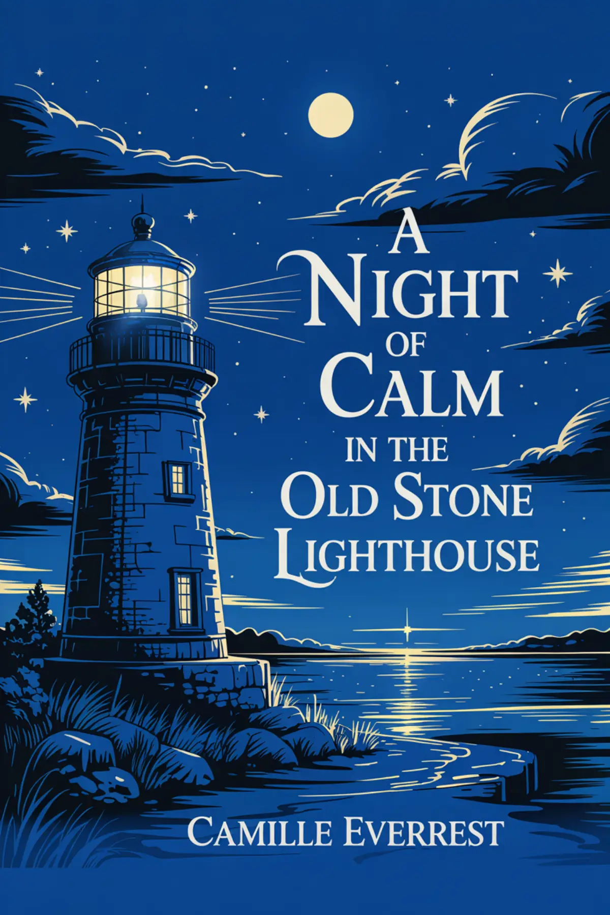 A Night of Calm in the Old Stone Lighthouse