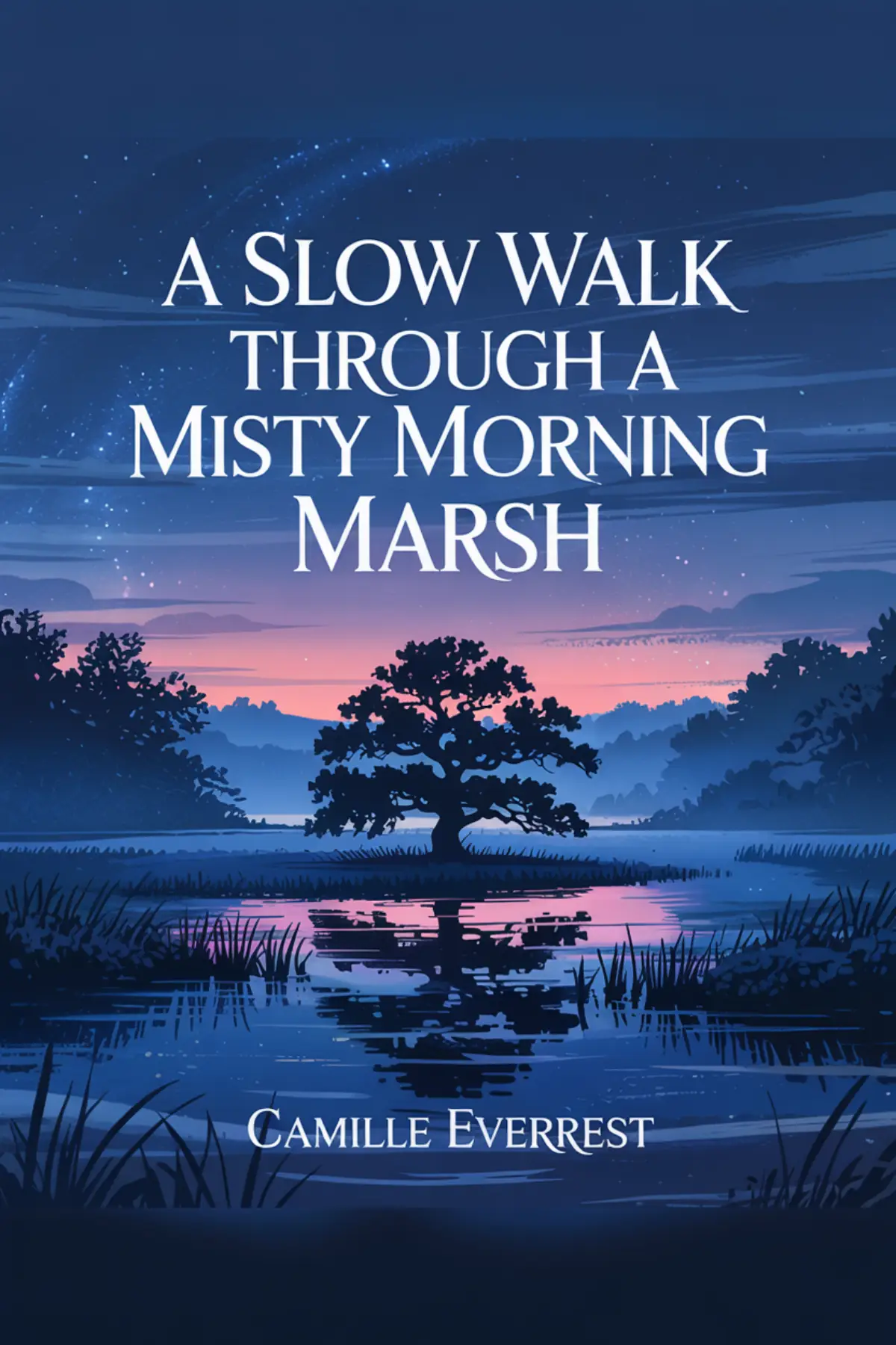 A Slow Walk Through a Misty Morning Marsh