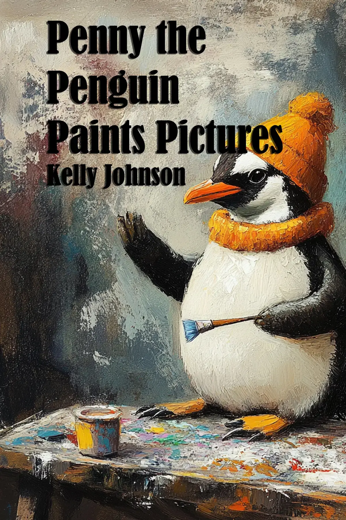 Penny the Penguin Paints Pictures