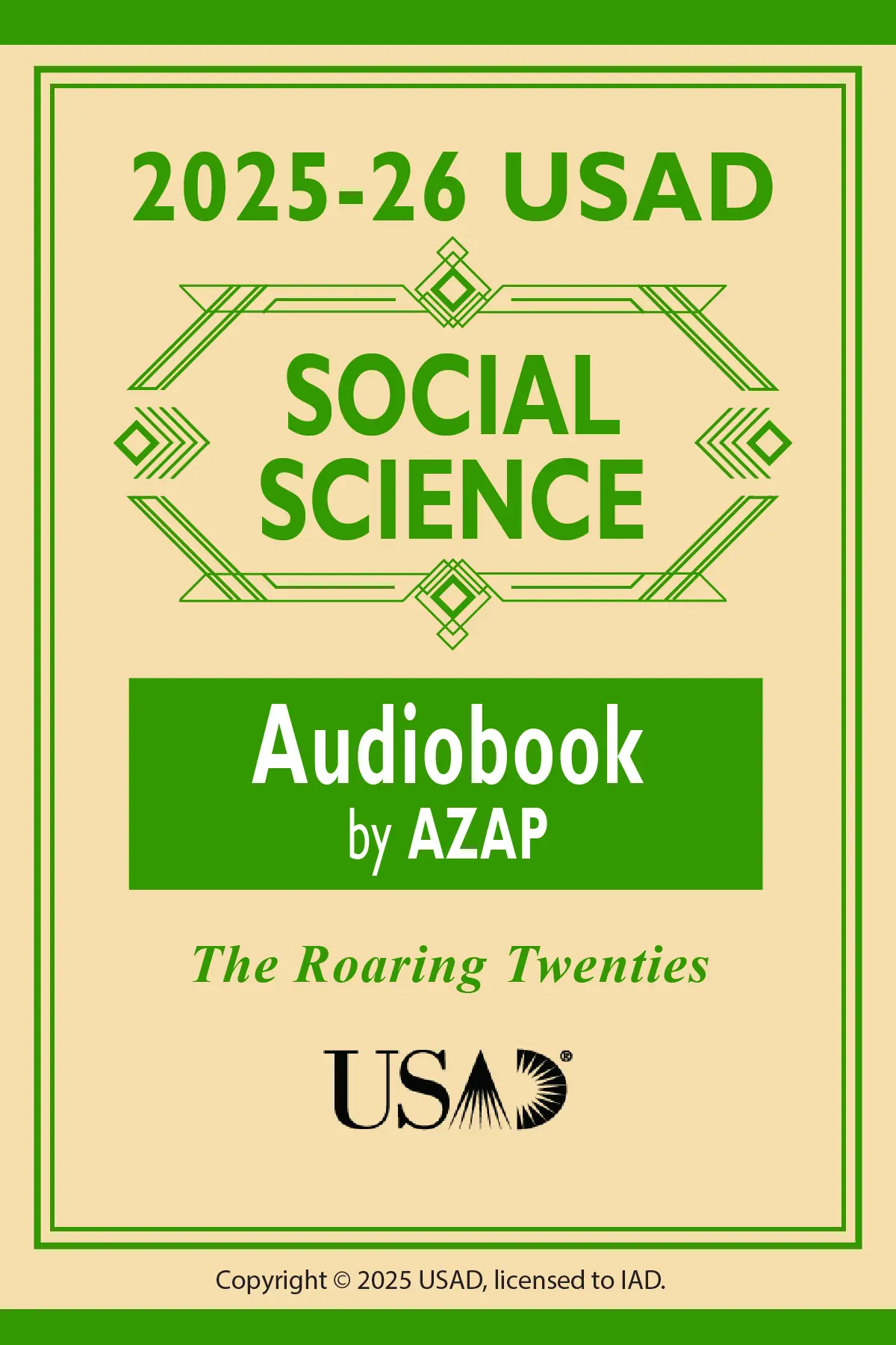 2025-26 USAD Social Science Audiobook