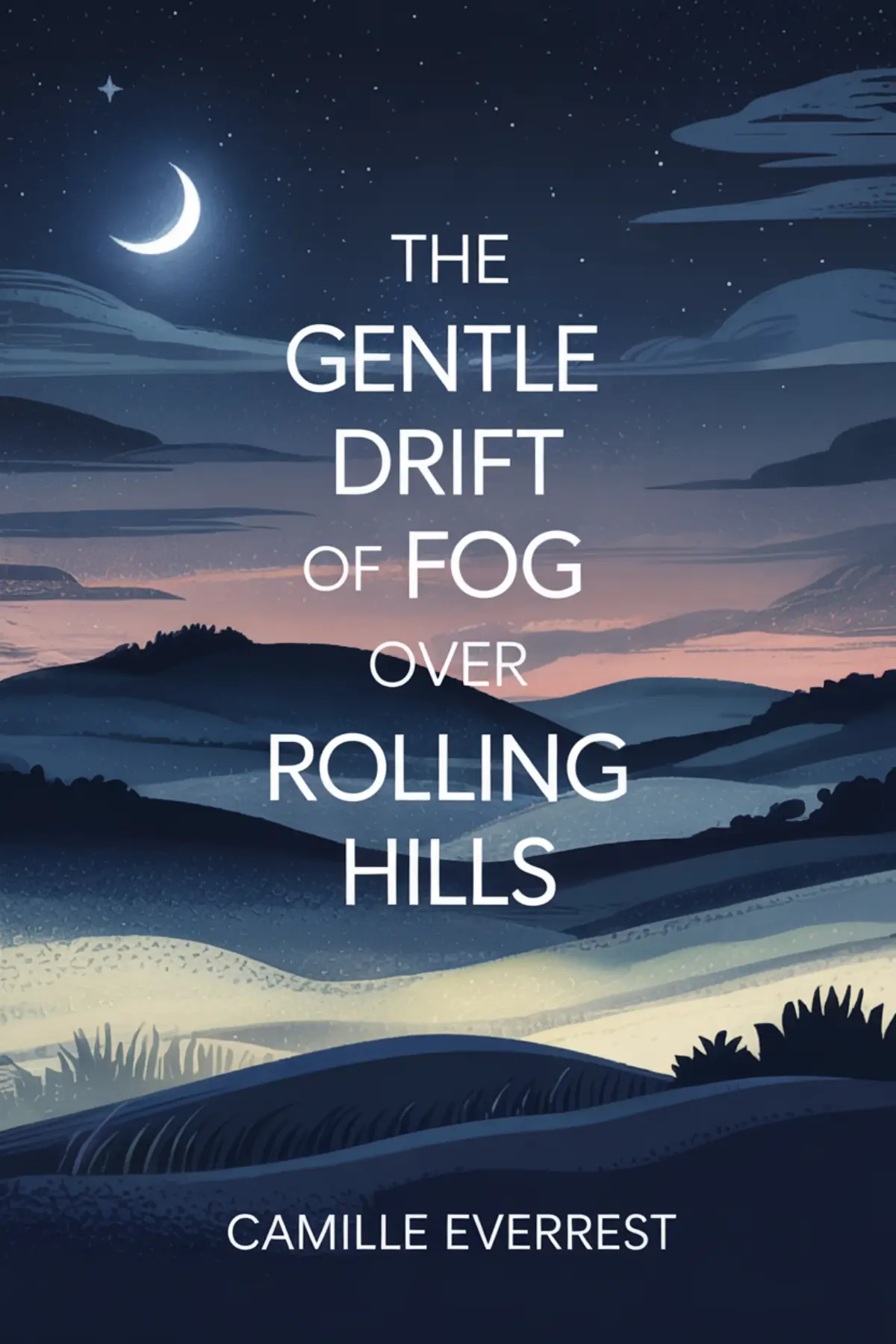The Gentle Drift of Fog Over Rolling Hills