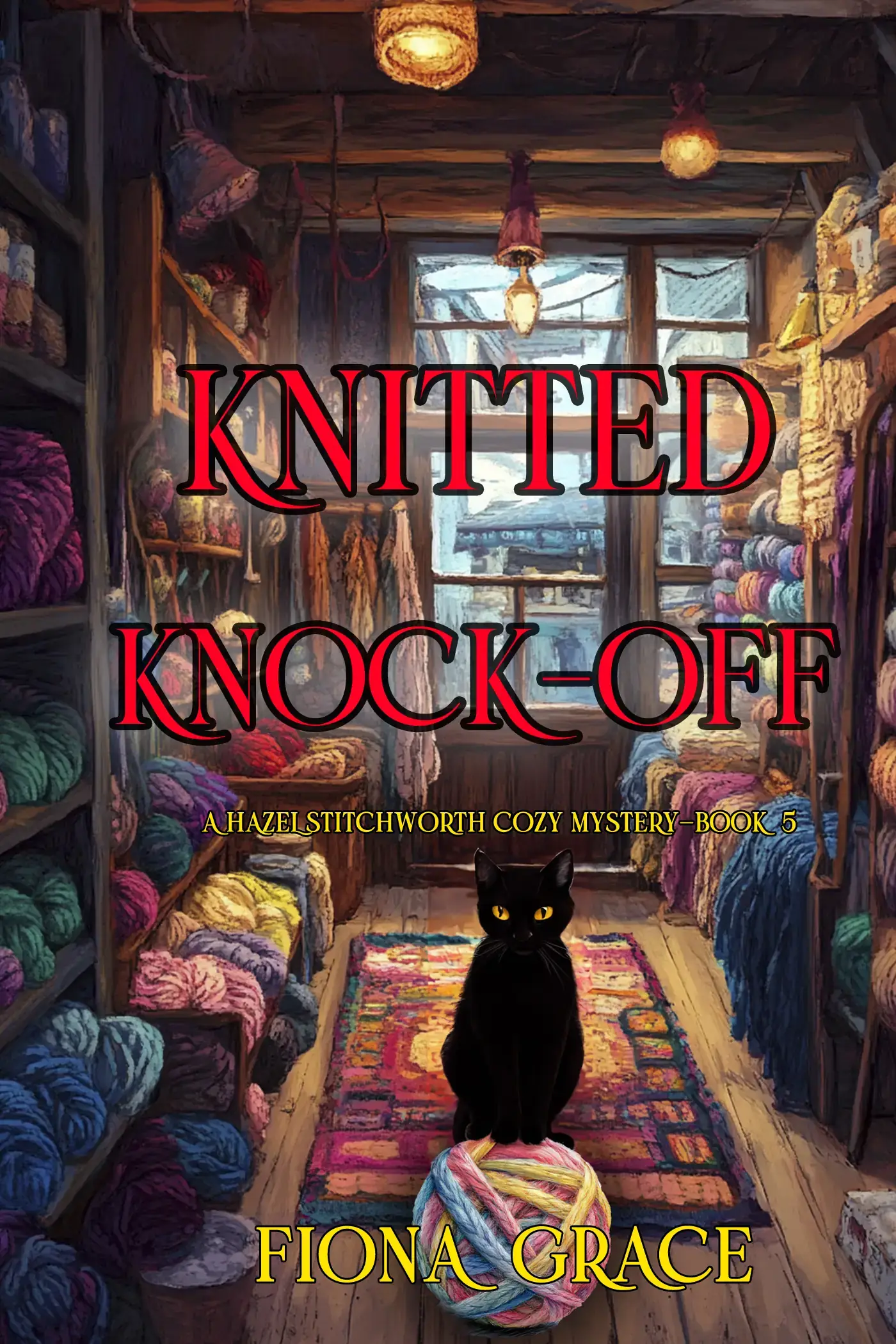 Knitted Knock-Off (A Hazel Stitchworth Cozy Mystery—Book 5)