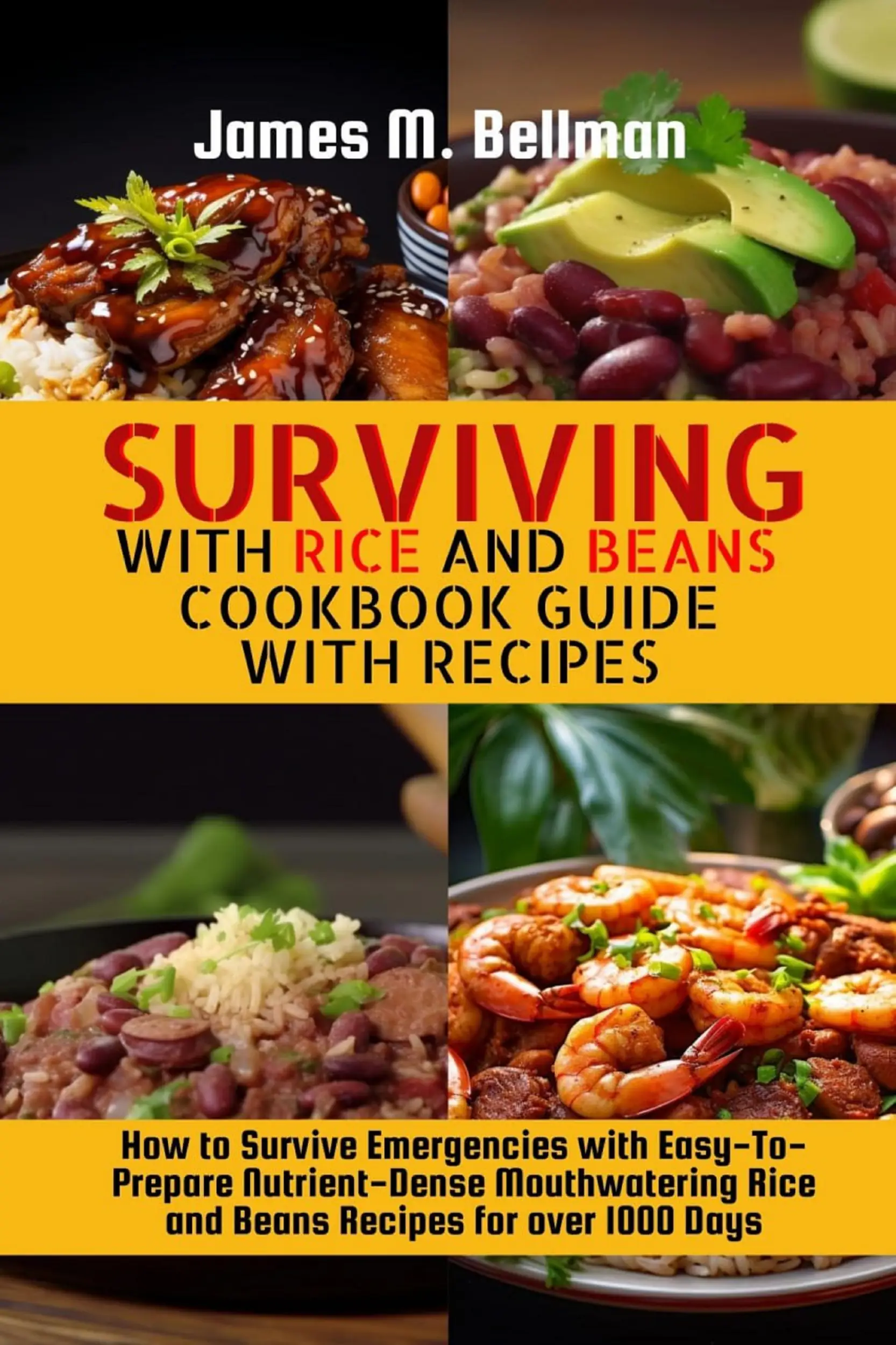 Surviving with Rice and Beans Cookbook Guide with Recipes