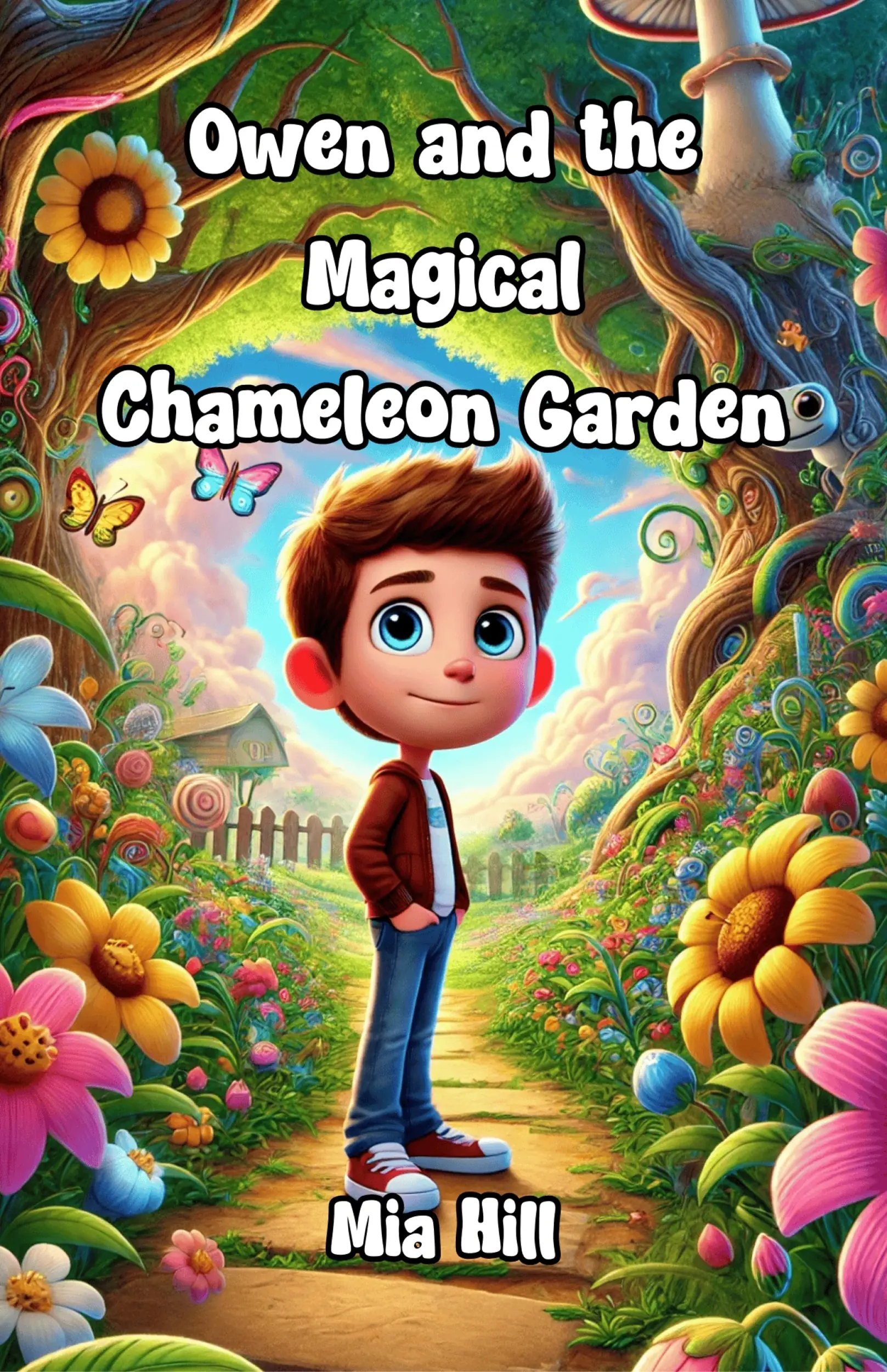 Owen and the Magical Chameleon Garden